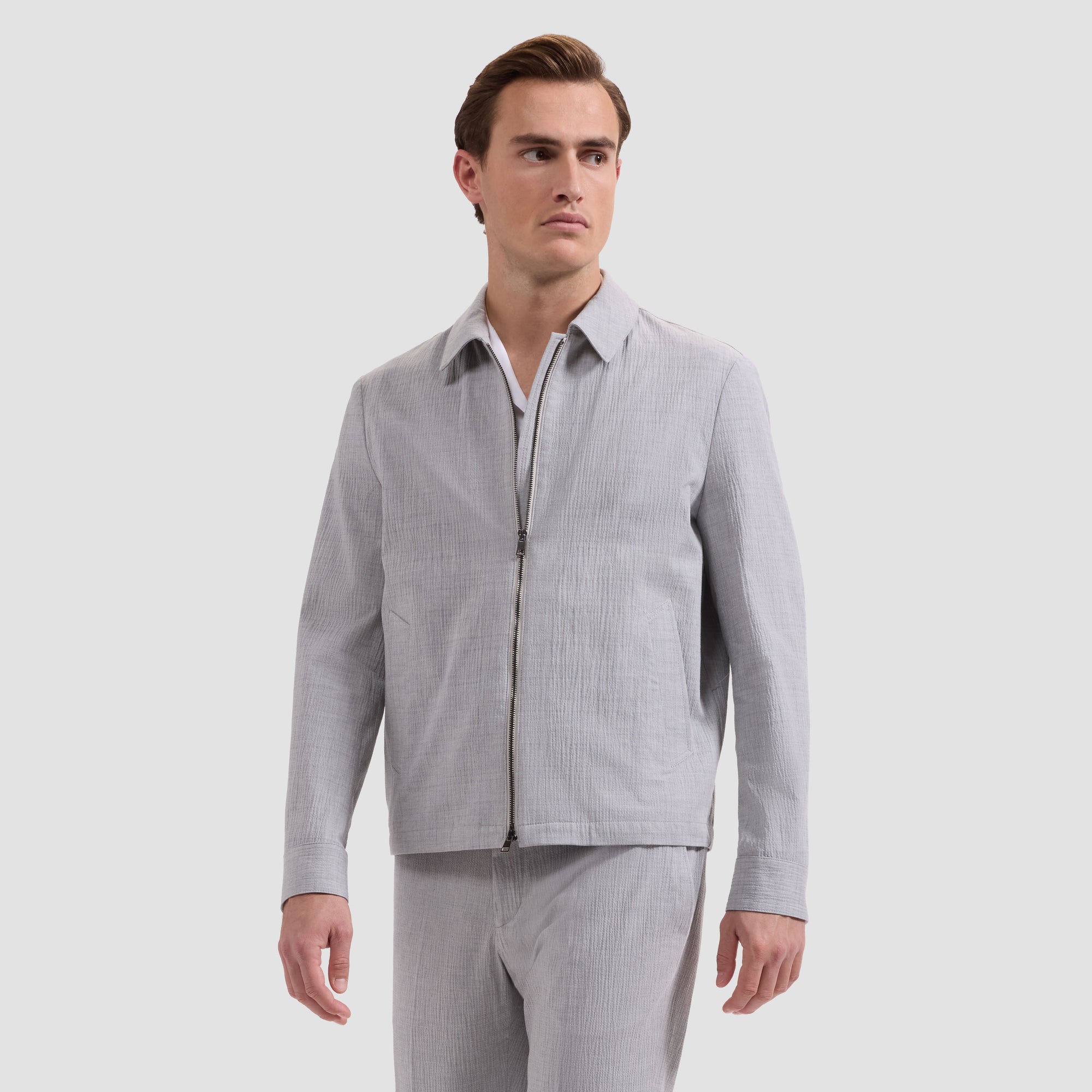 Seersucker Cotton Jacket