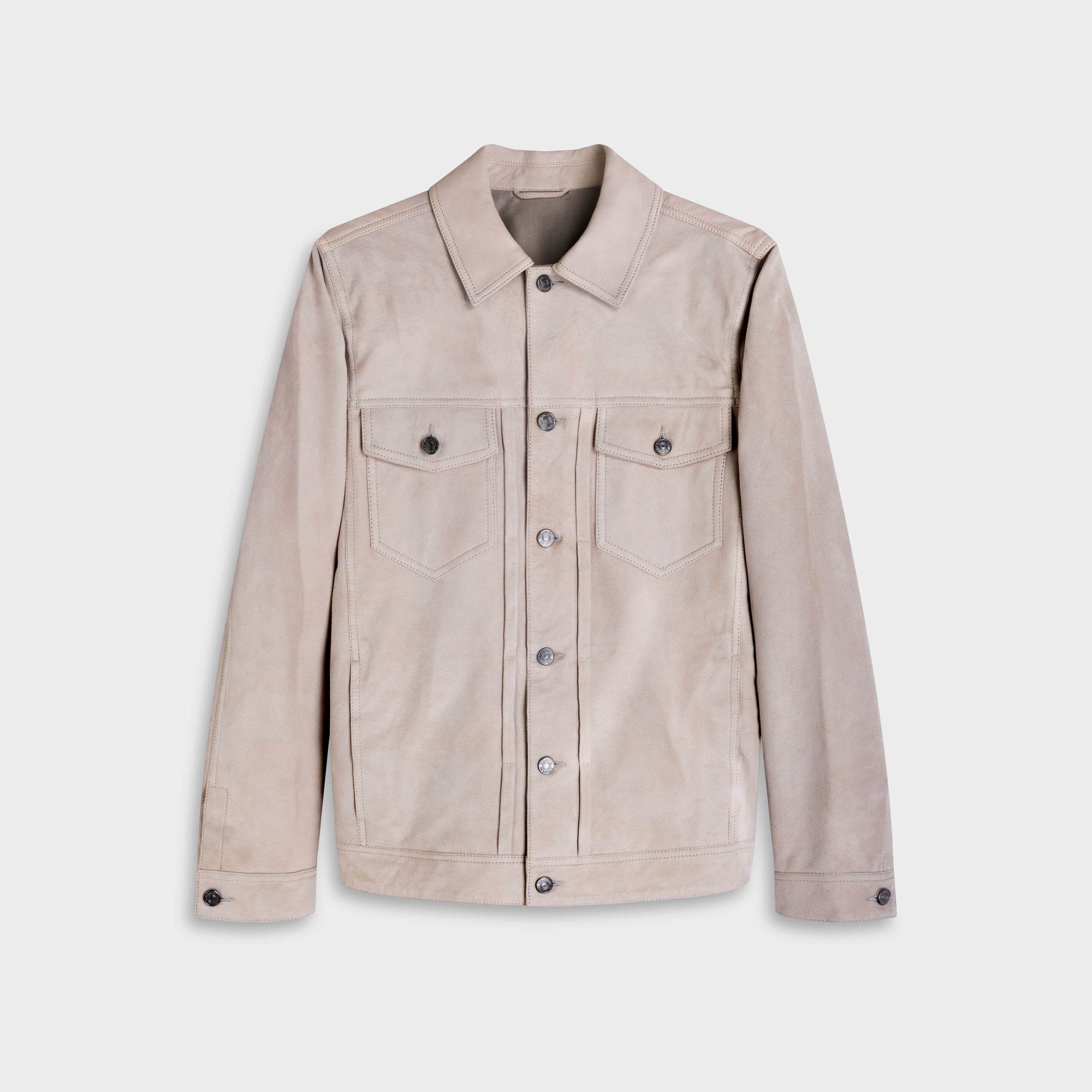 Hybrid Suede Trucker Jacket