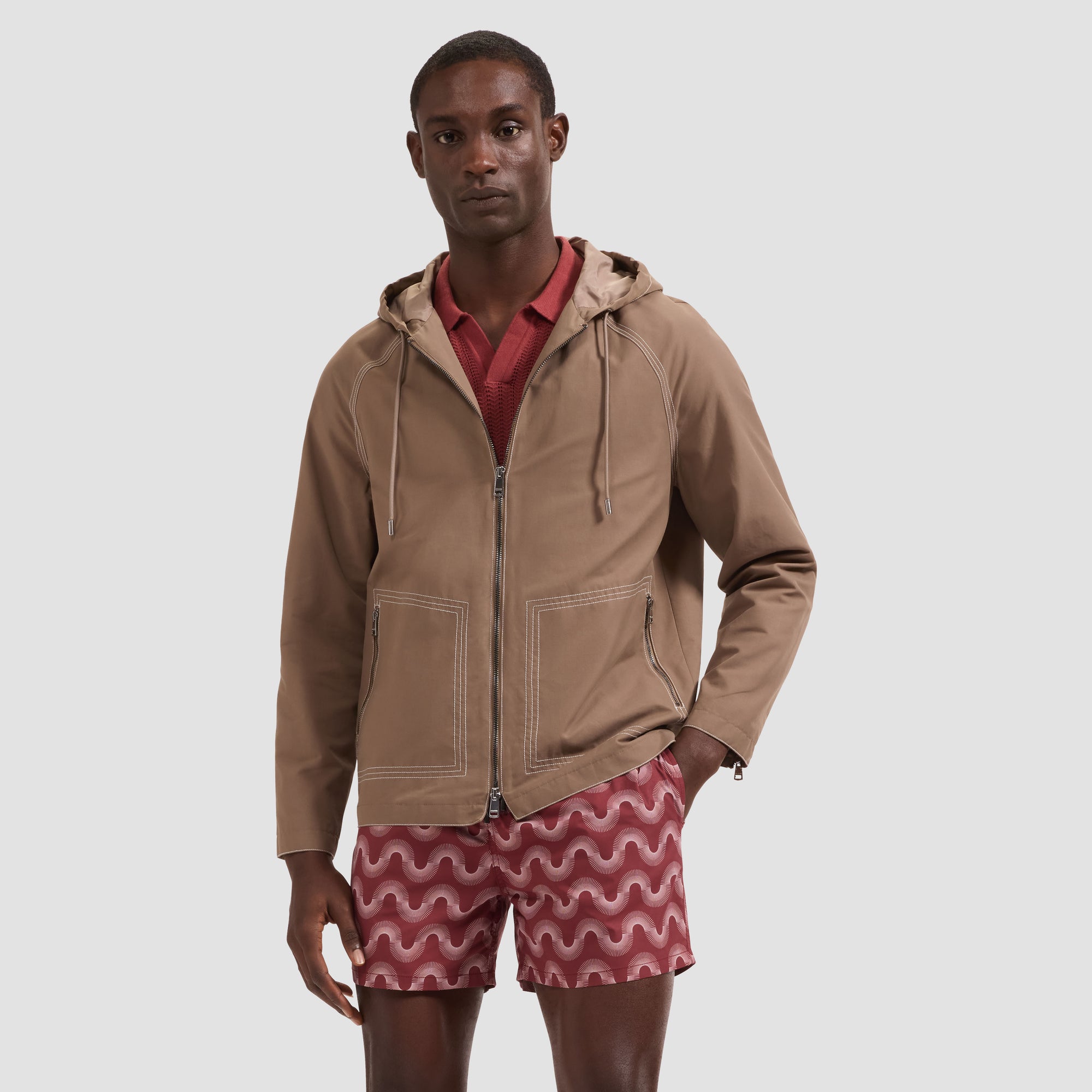 Hooded Zip Jacket