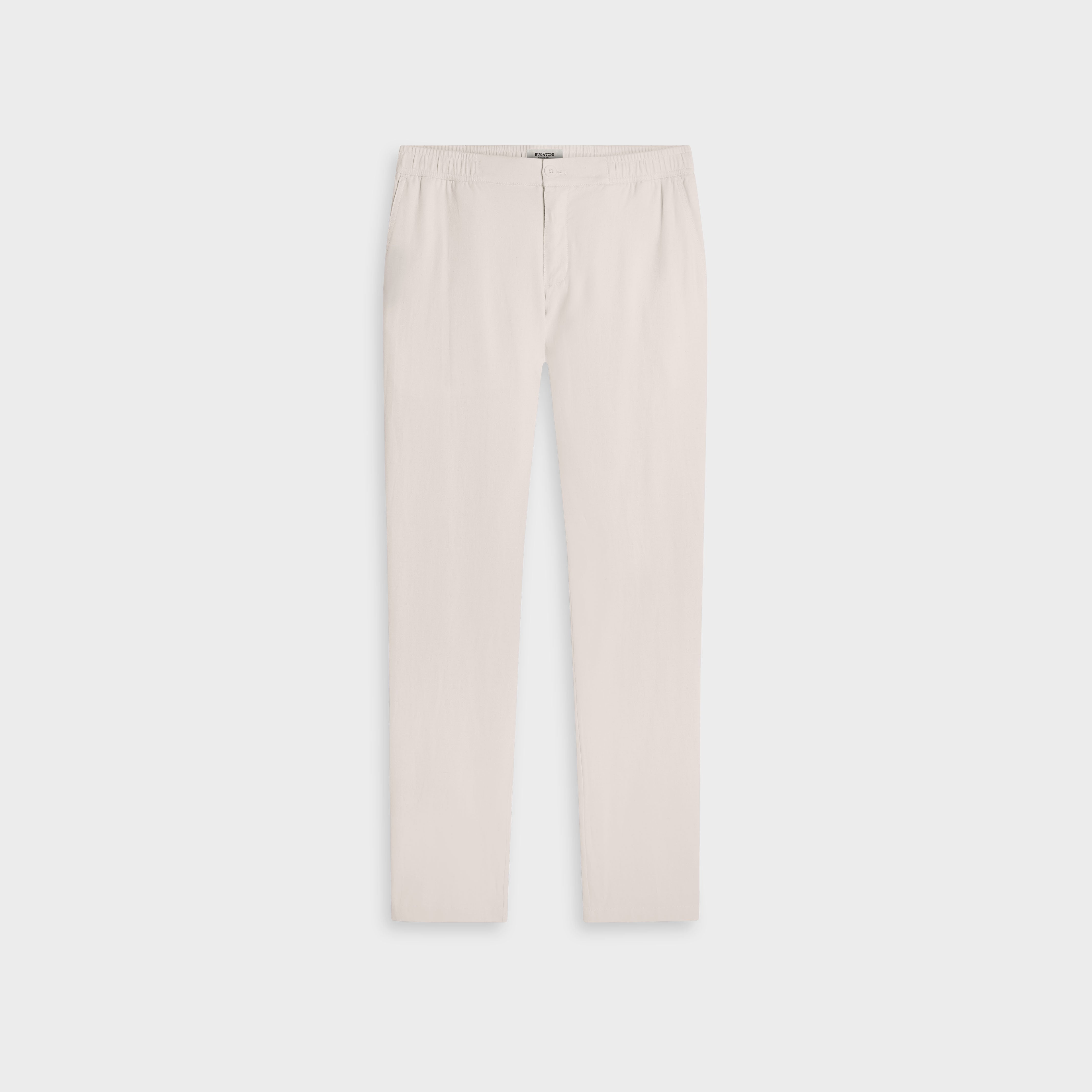 Aerolinen Drawstring Pants in Ivory – BUGATCHI