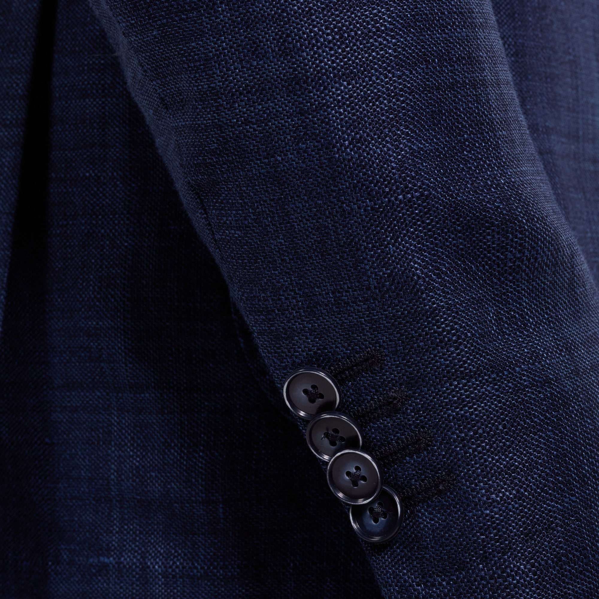 Tonal Madras Two-Button Blazer