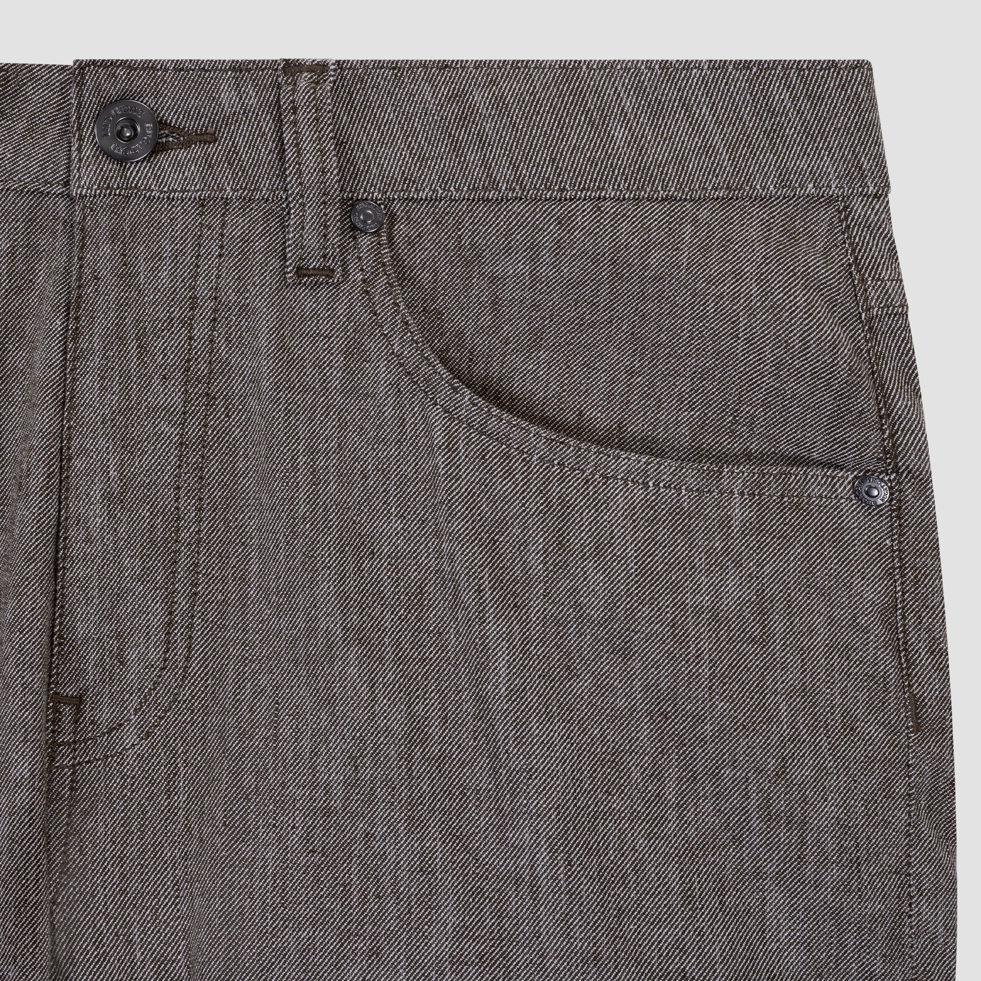 Preston Stretch Cotton-Linen Five-Pocket Pants