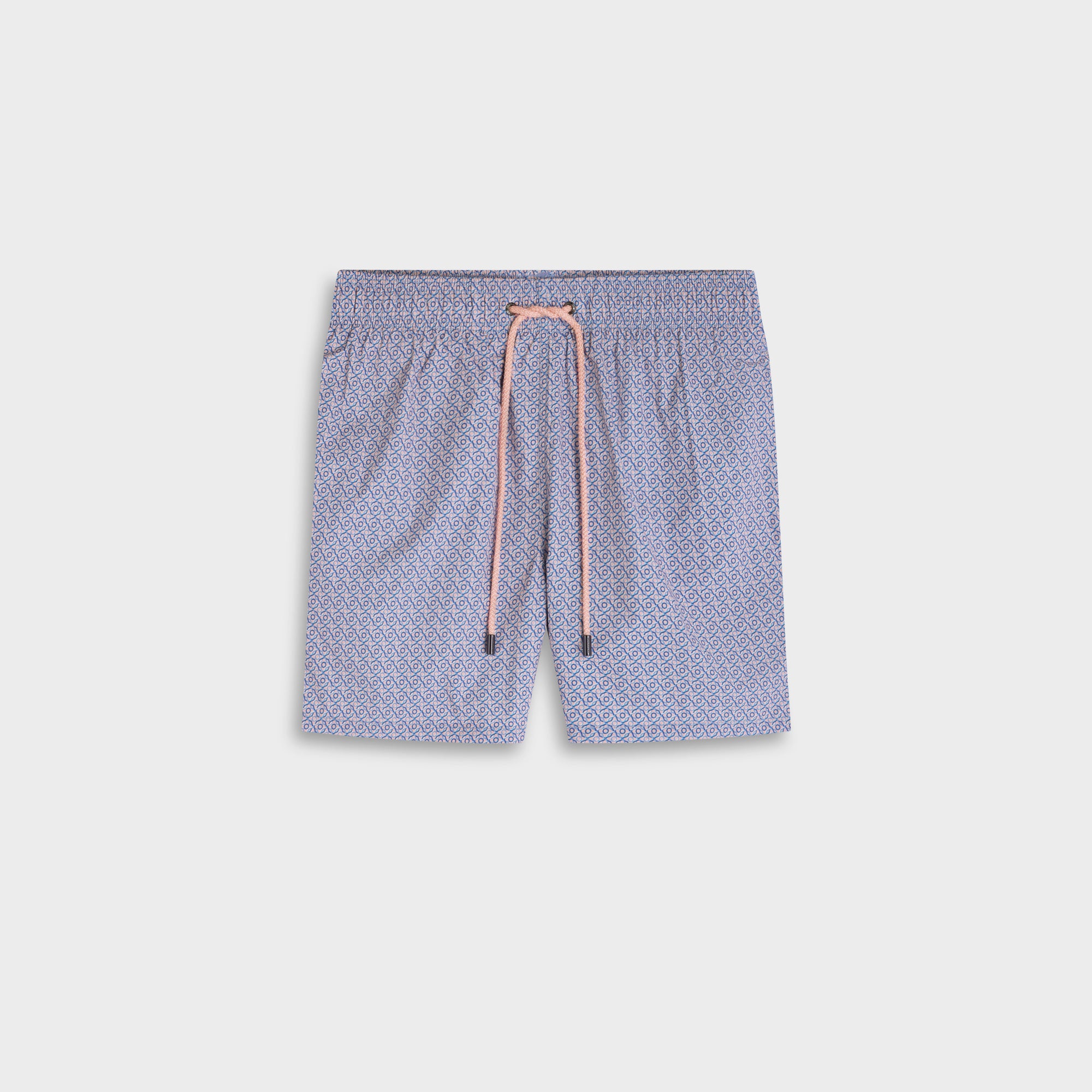 Kai Mid-Length Geometric Swim Trunks