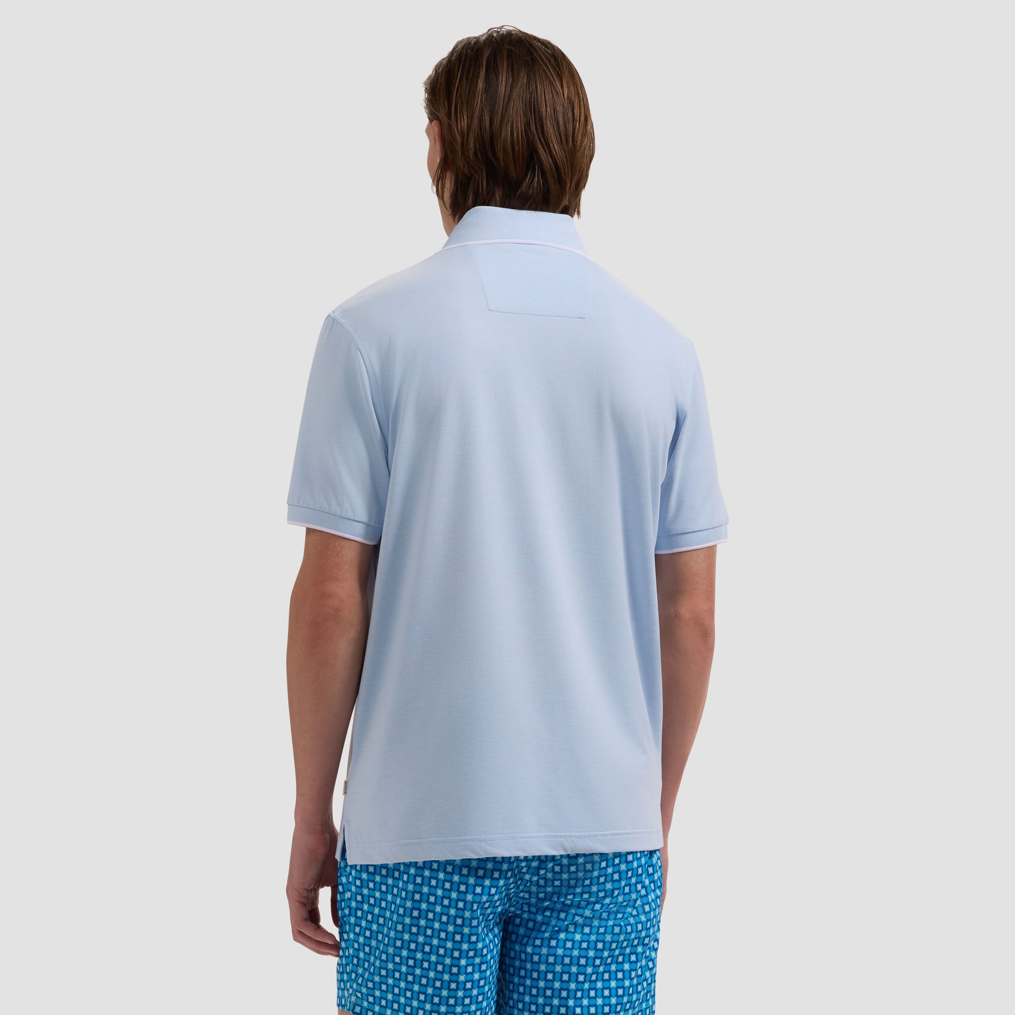 Kai Mid-Length Geometric Swim Trunks