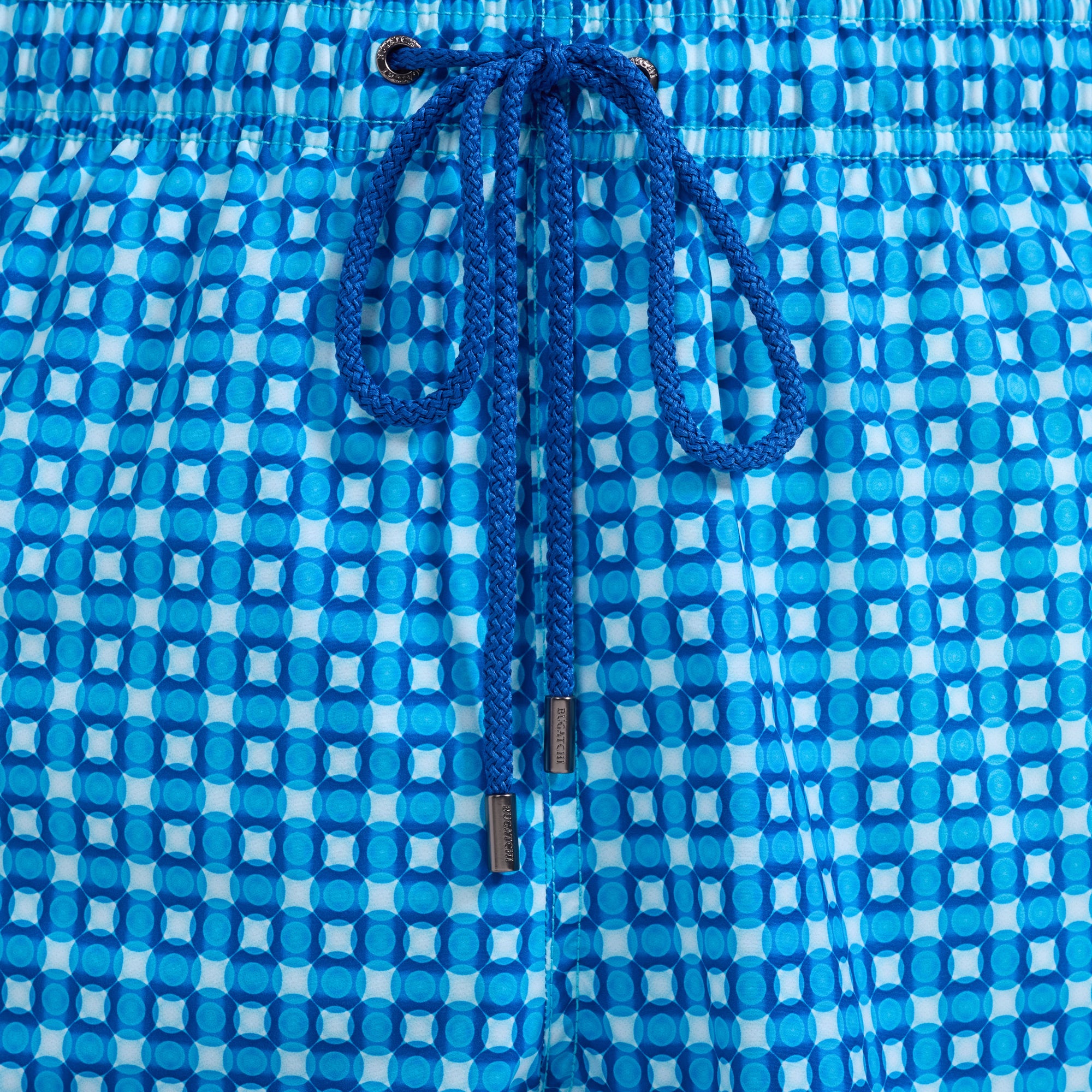 Kai Mid-Length Geometric Swim Trunks