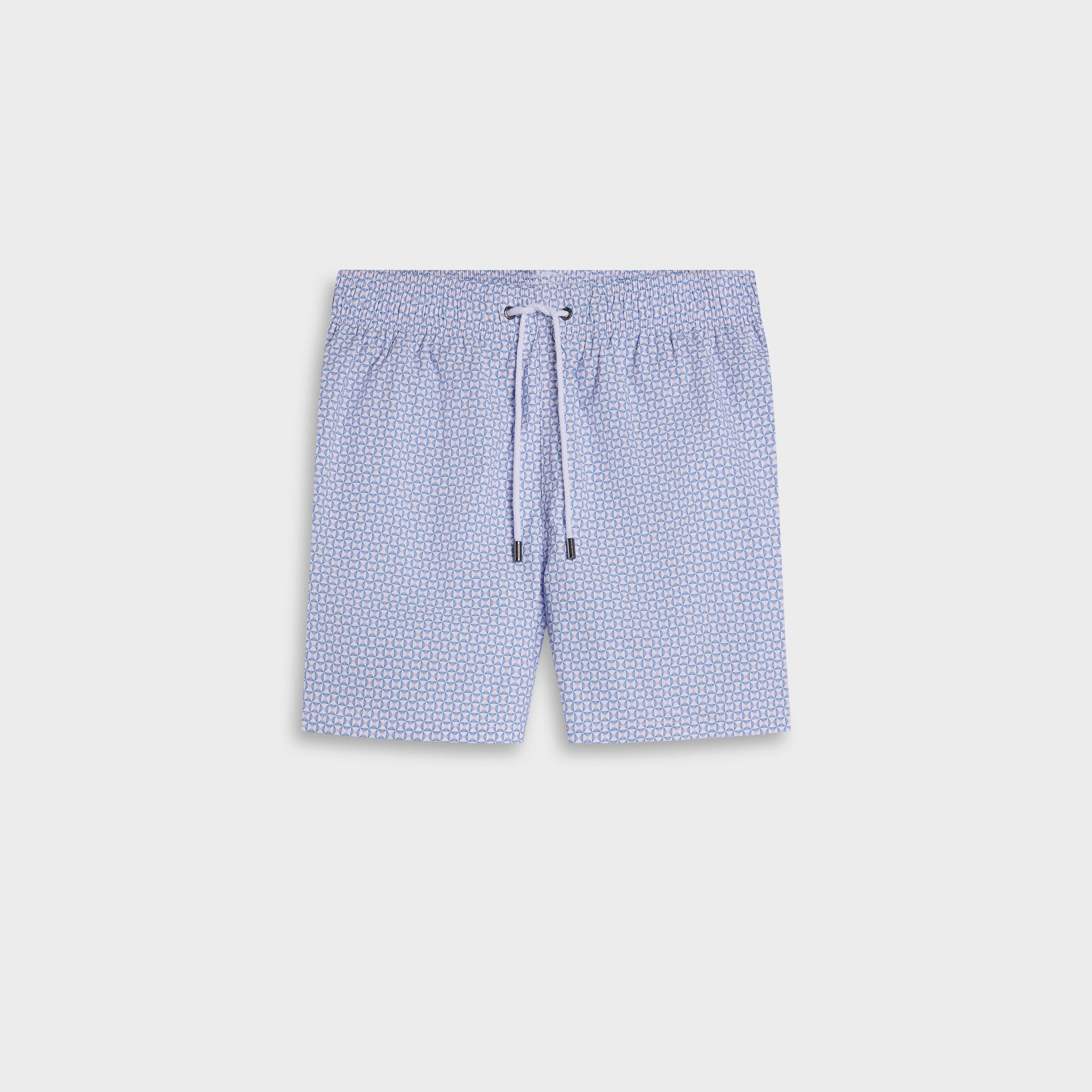 Kai Mid-Length Geometric Swim Trunks