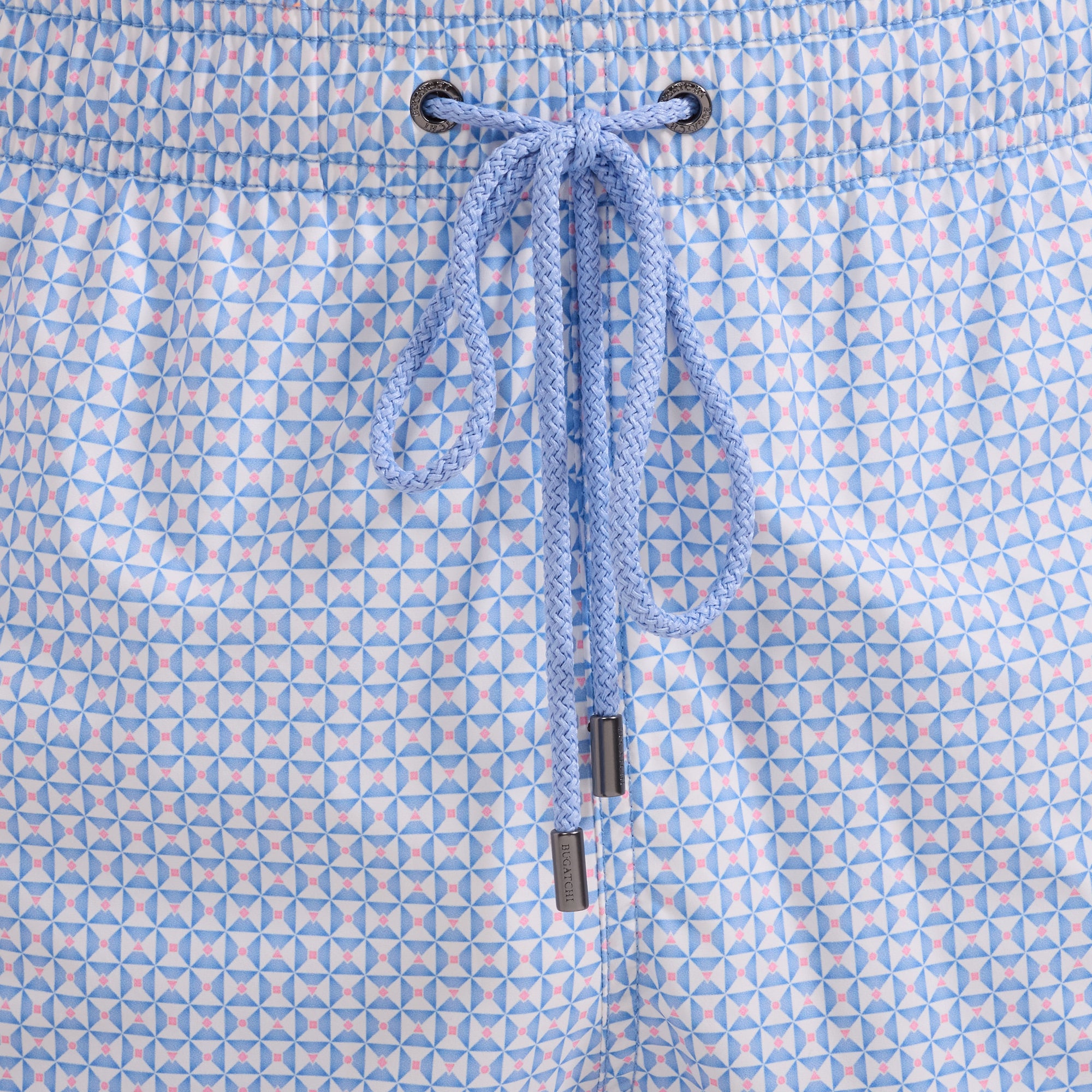 Kai Mid-Length Geometric Swim Trunks