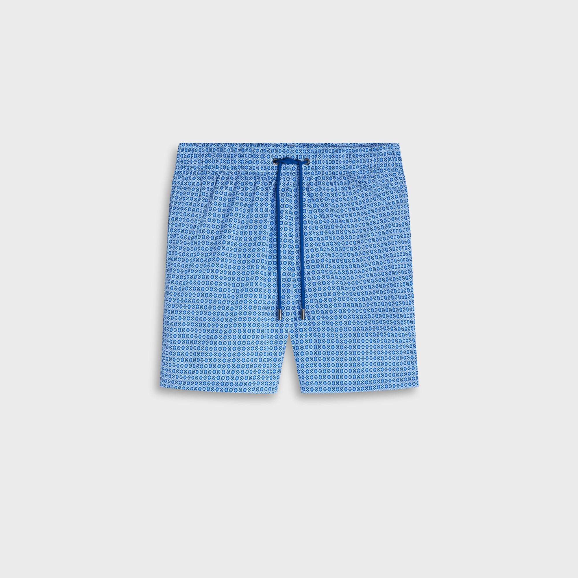 Kai Mid-Length Geometric Swim Trunks