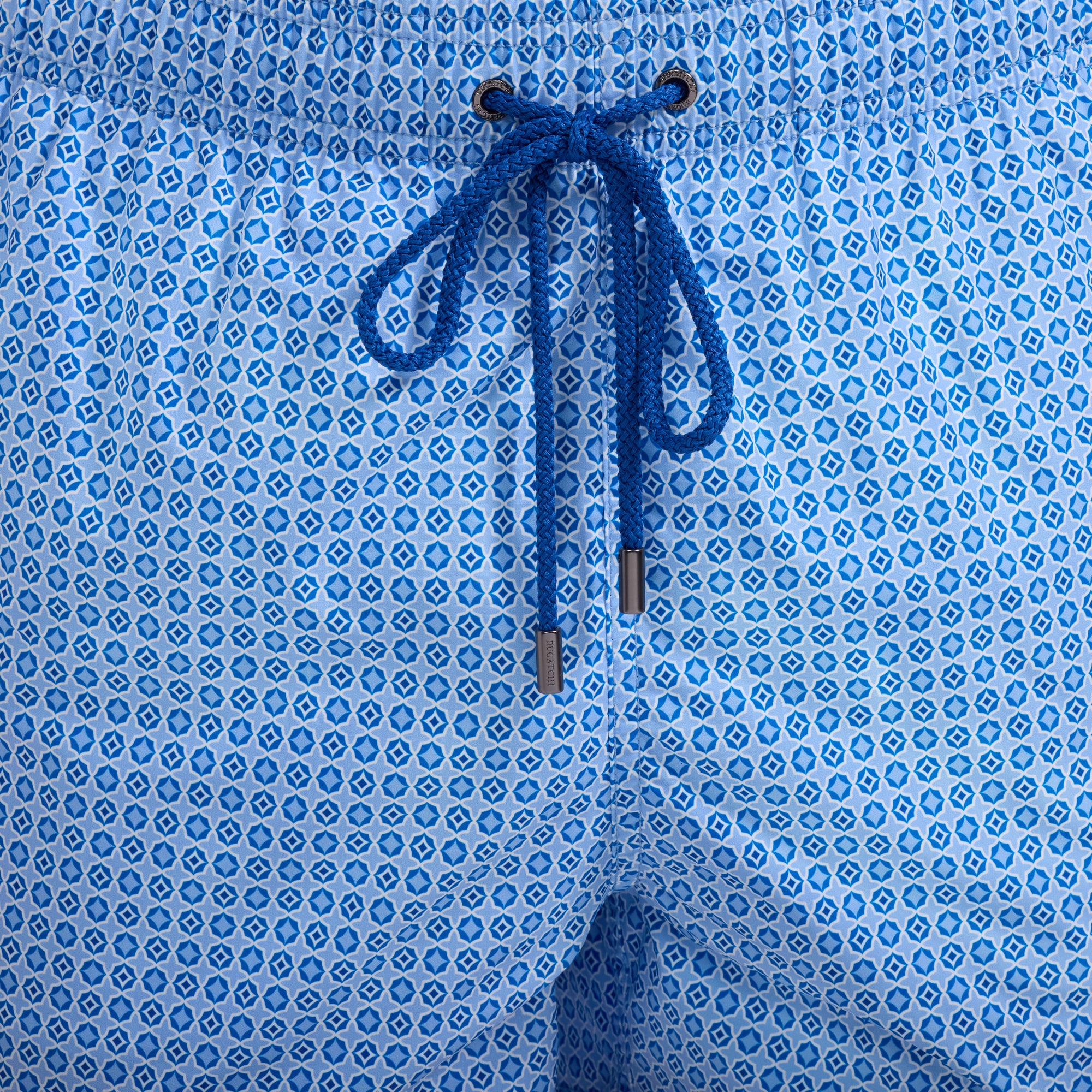 Kai Mid-Length Geometric Swim Trunks