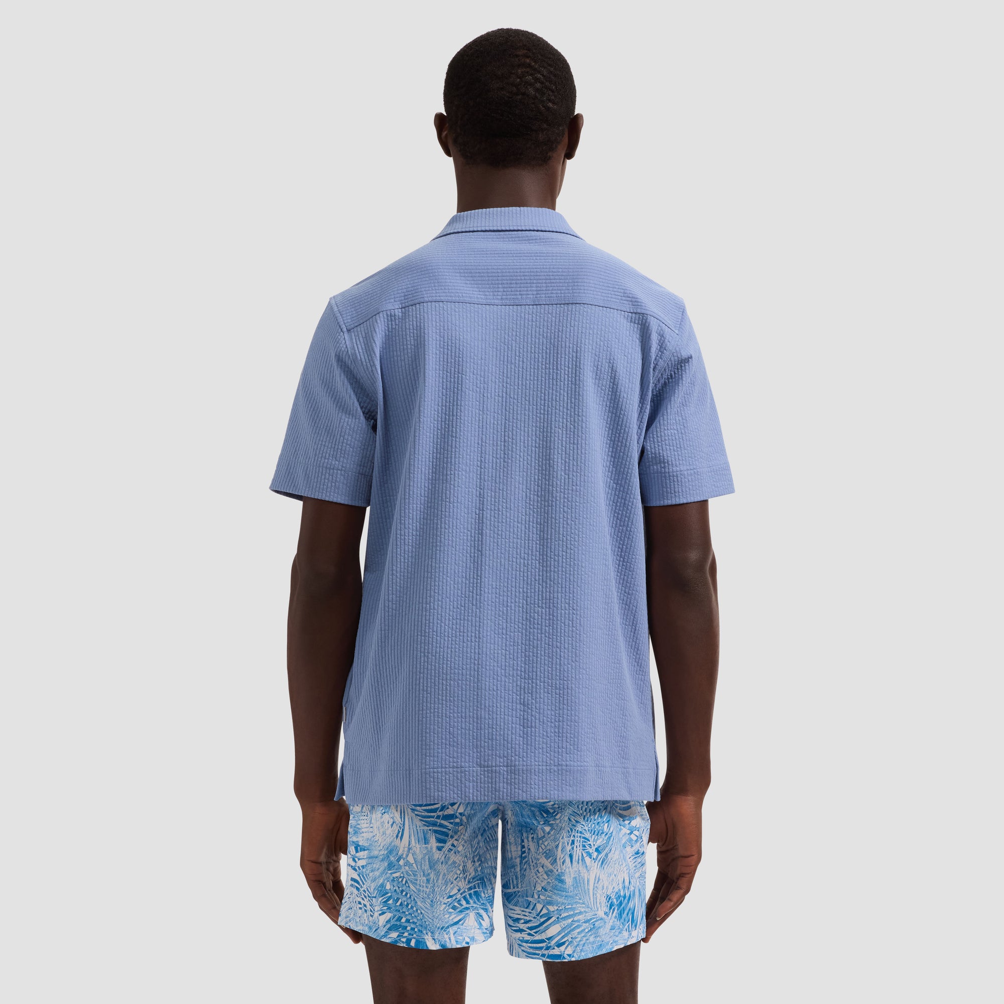 Kai Mid-Length Palm Leaf Swim Trunks