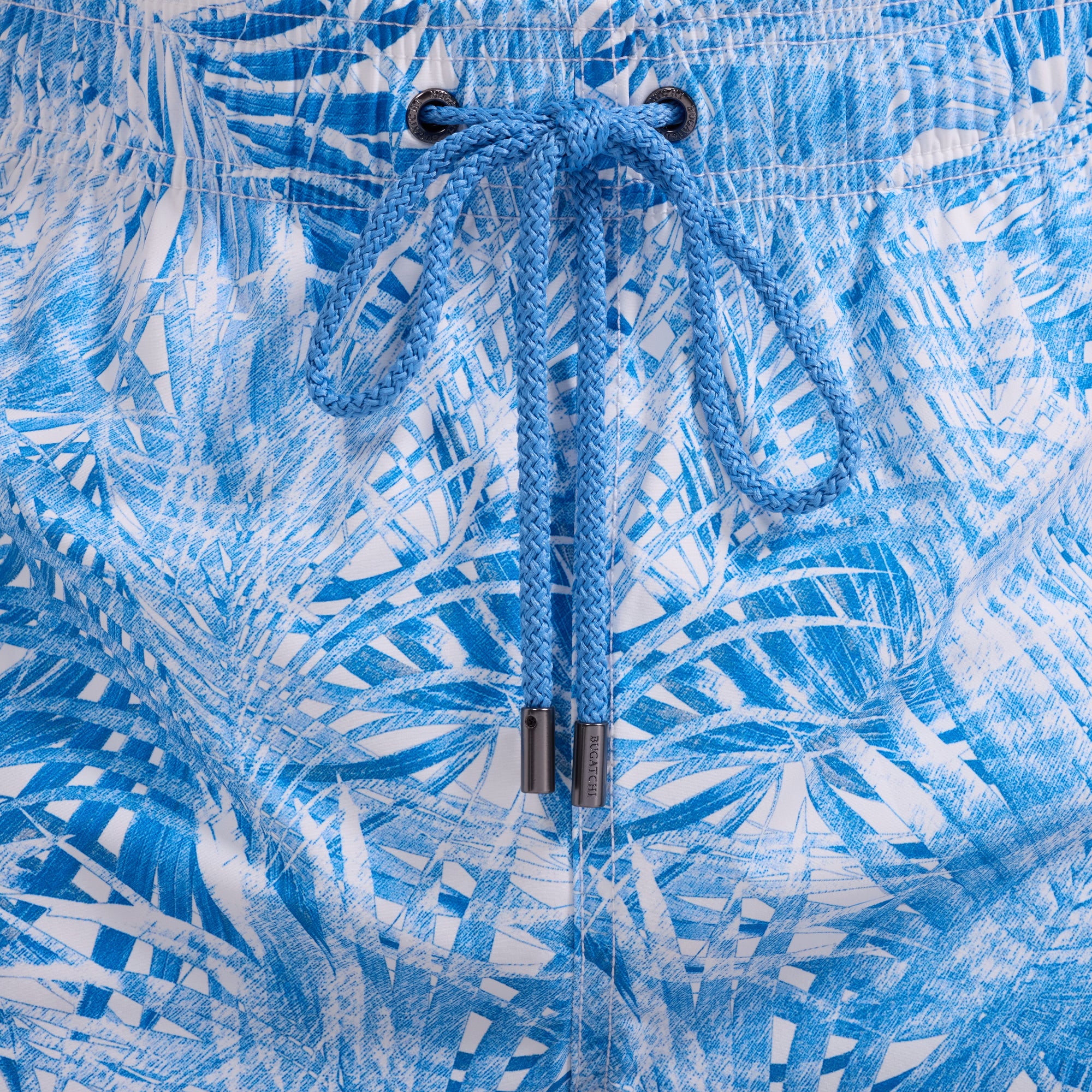Kai Mid-Length Palm Leaf Swim Trunks