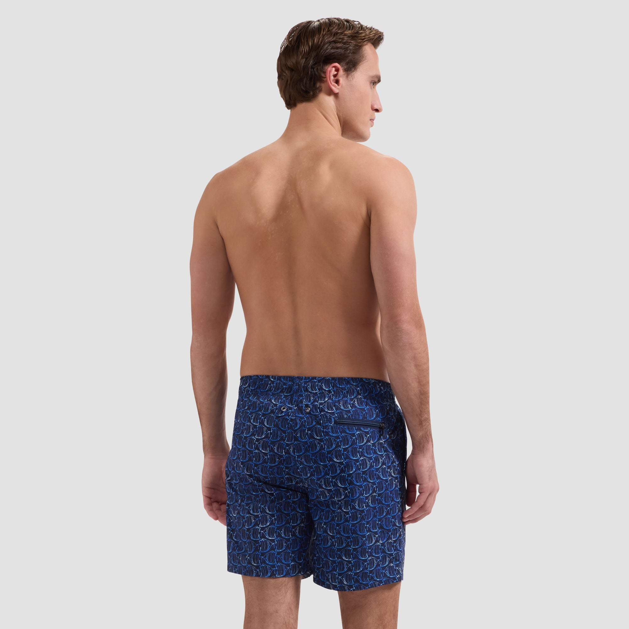 Kai Mid-Length Angelfish Swim Trunks