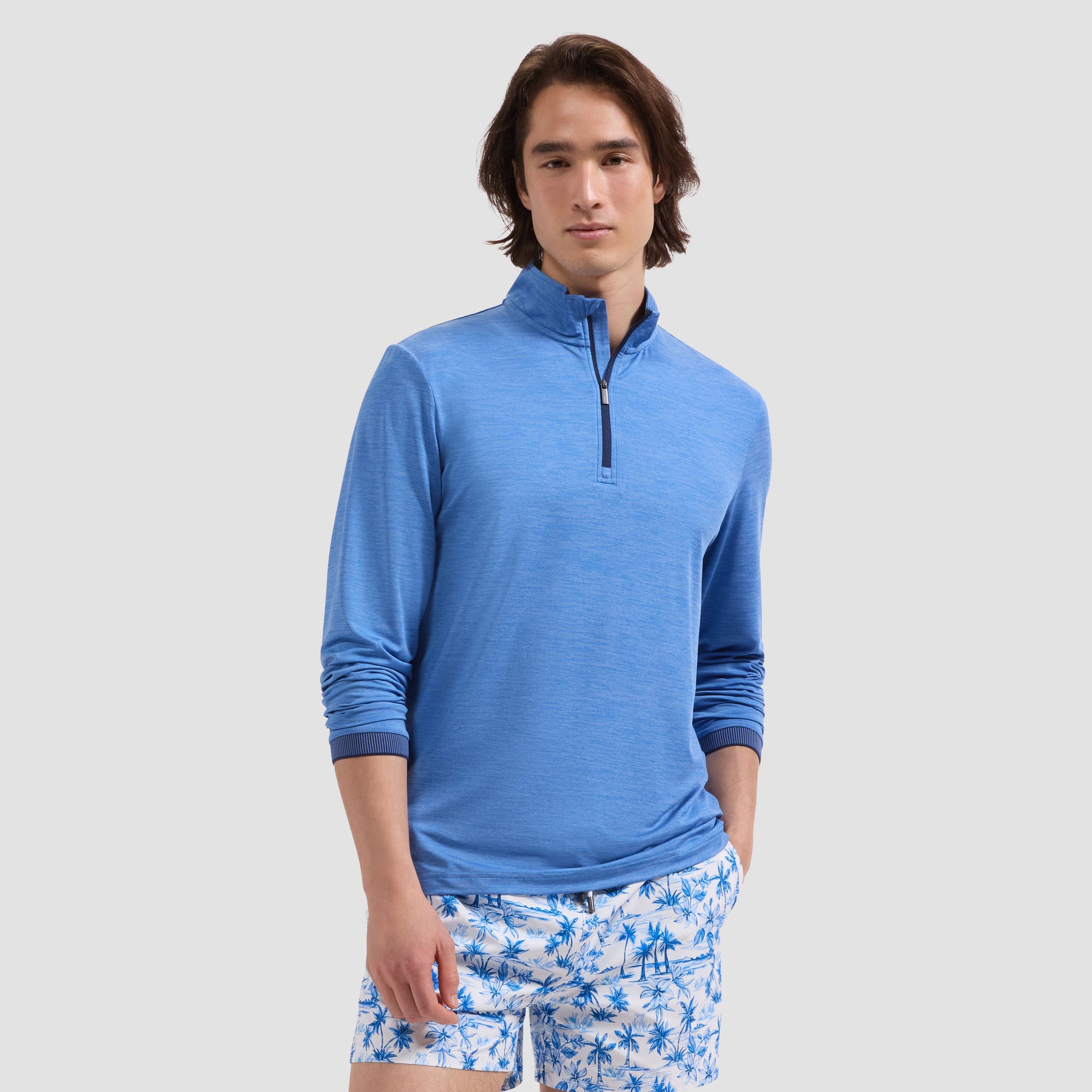 Kai Mid-Length Tropical Swim Trunks