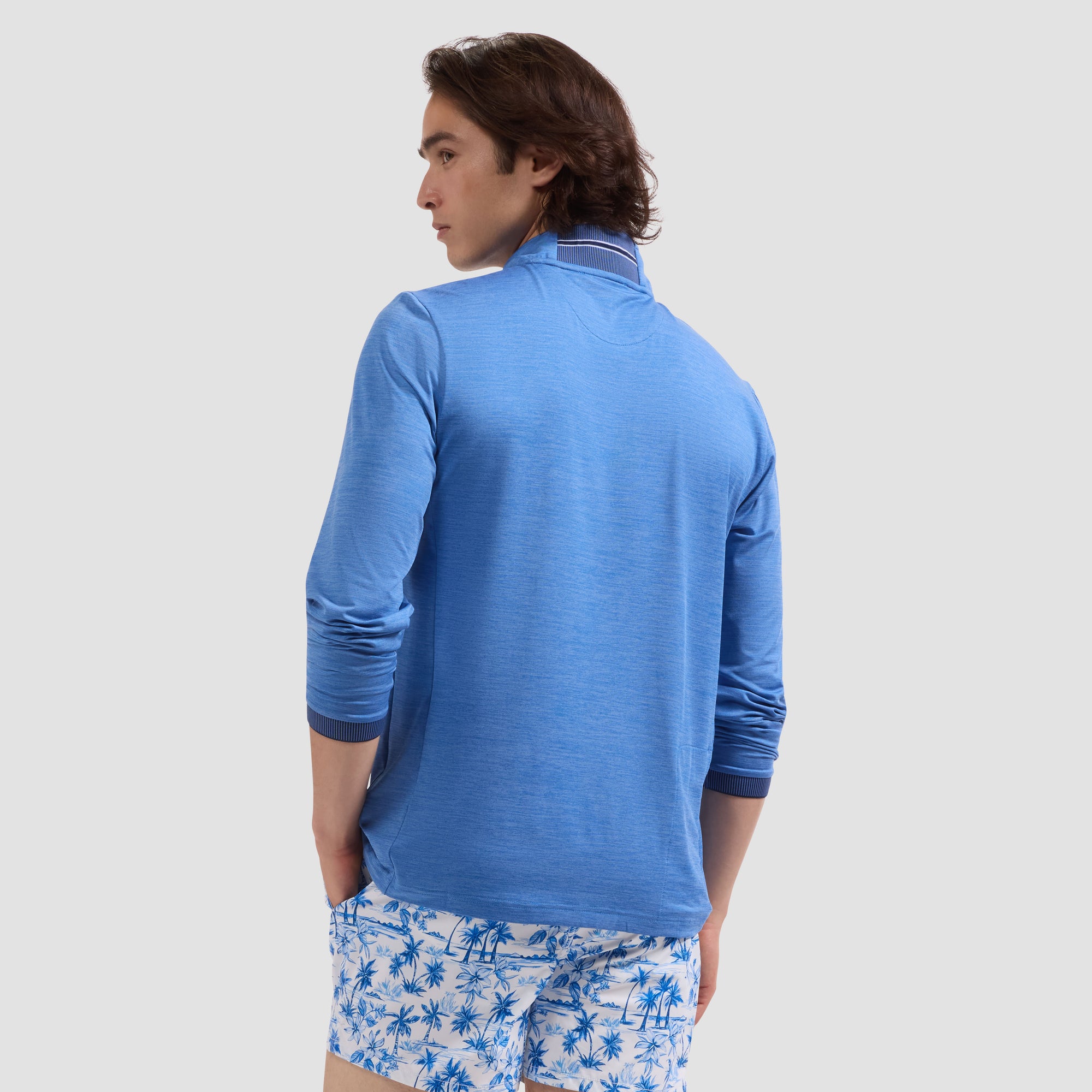 Kai Mid-Length Tropical Swim Trunks