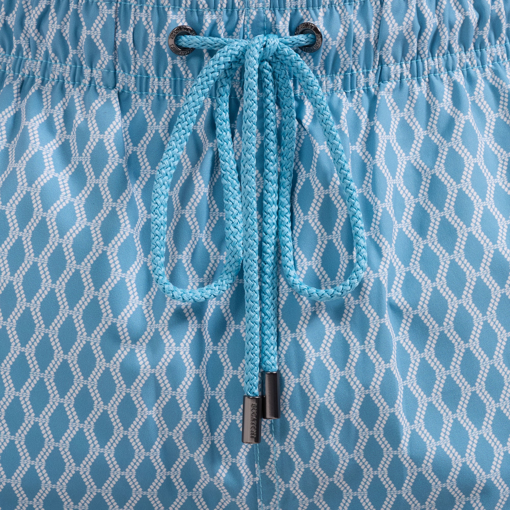Cruz Shorter-Length Diamond Swim Trunks