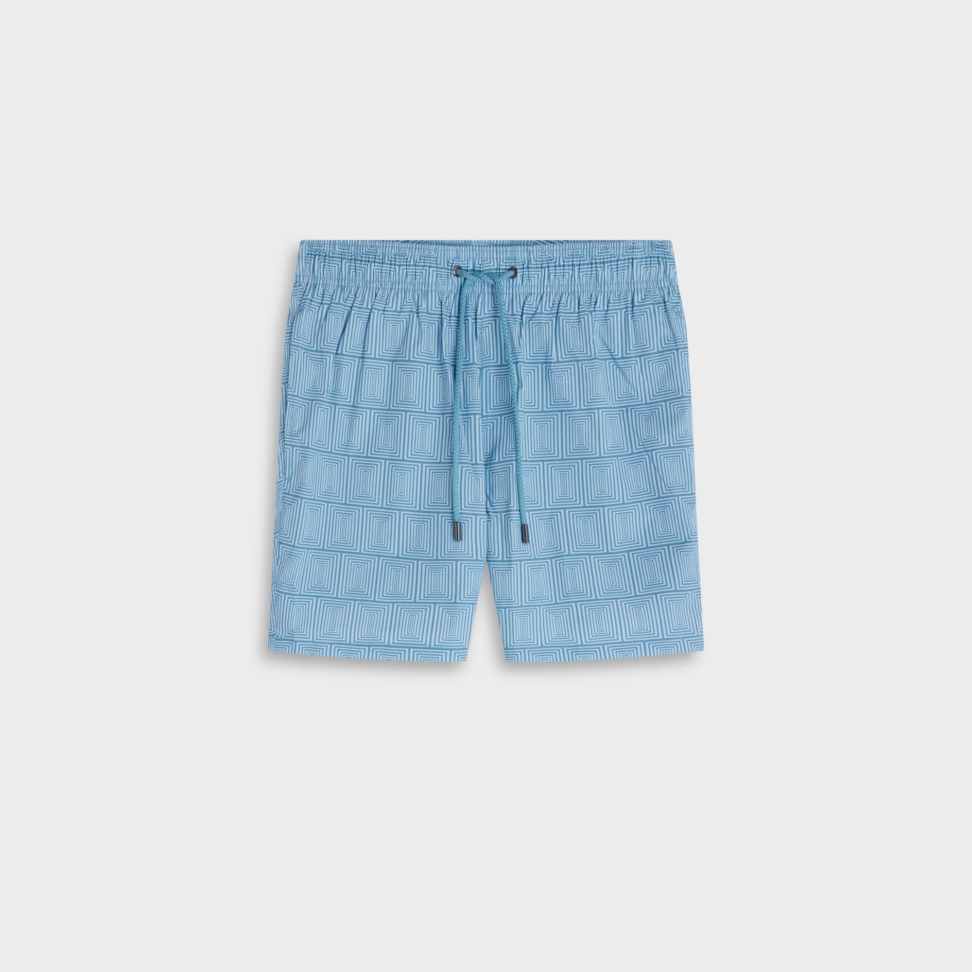 Cruz Shorter-Length Optic Geo Swim Trunks