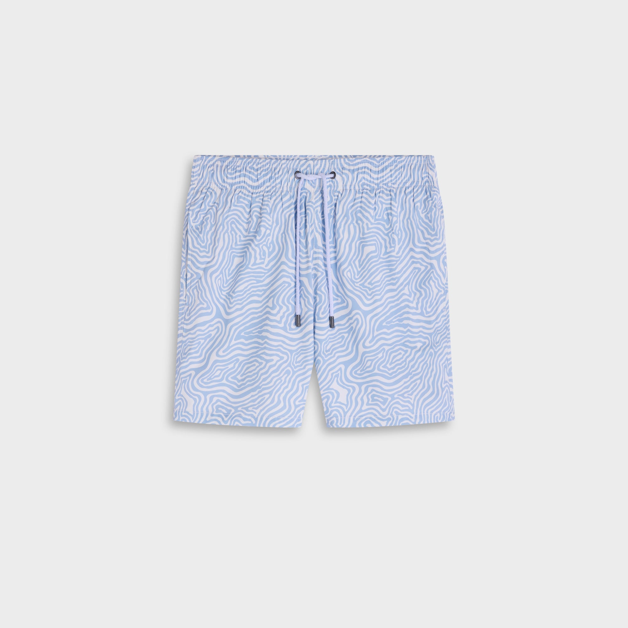 Cruz Shorter-Length Contour Wave Swim Trunks