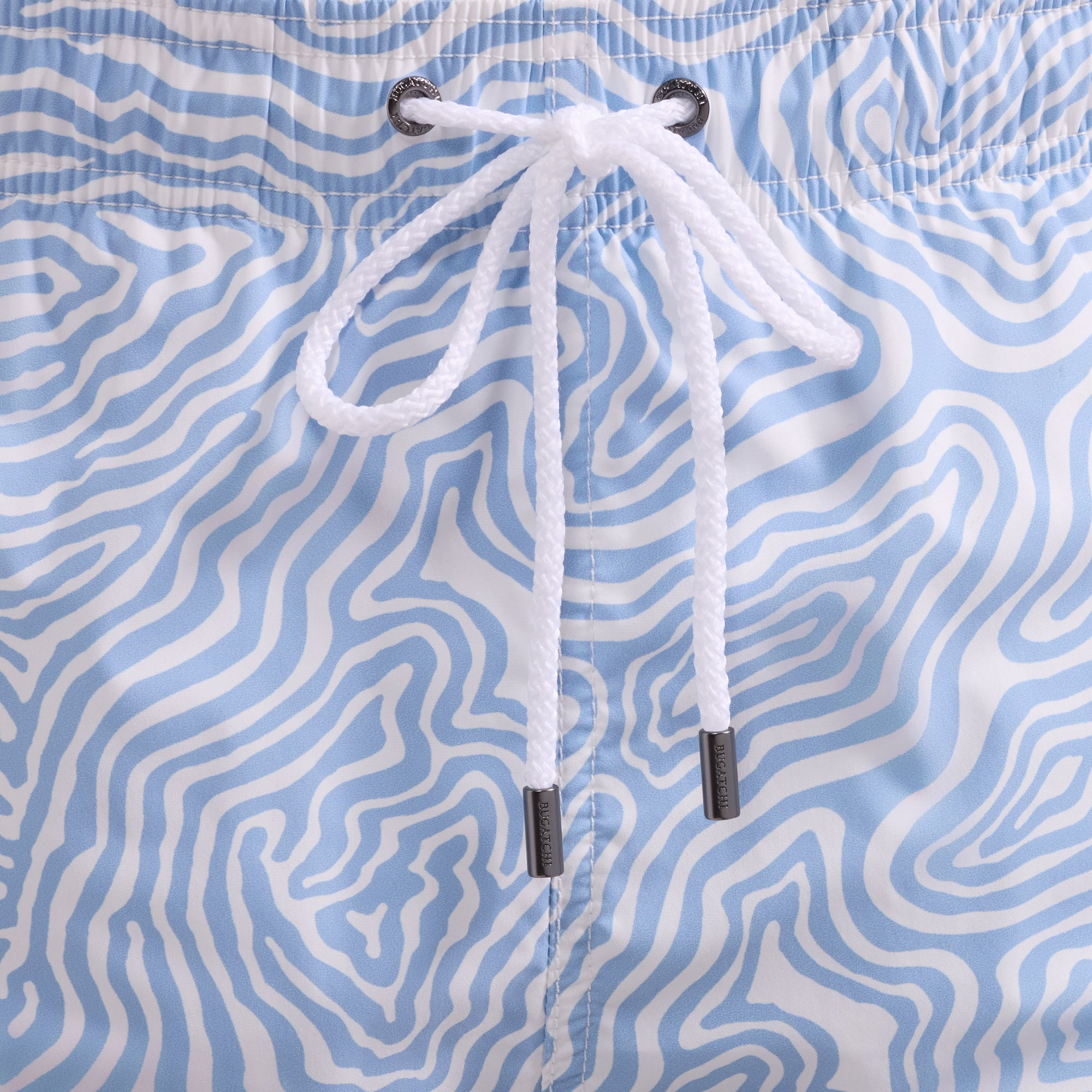 Cruz Shorter-Length Contour Wave Swim Trunks