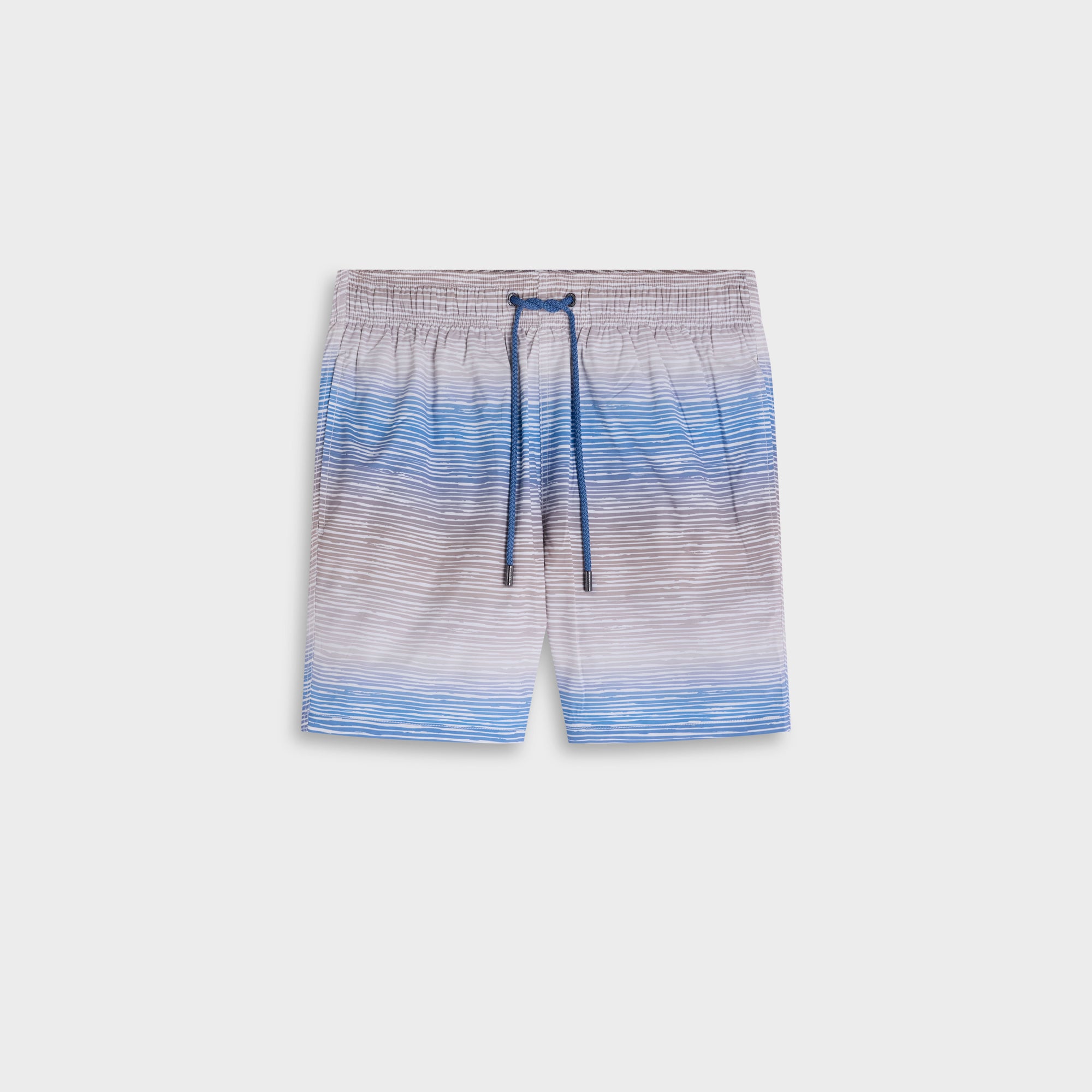 Cruz Shorter-Length Horizon Line Swim Trunks