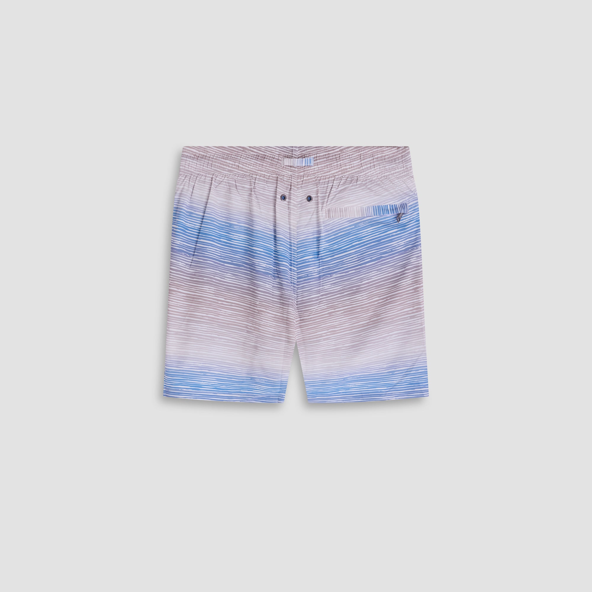 Cruz Shorter-Length Horizon Line Swim Trunks