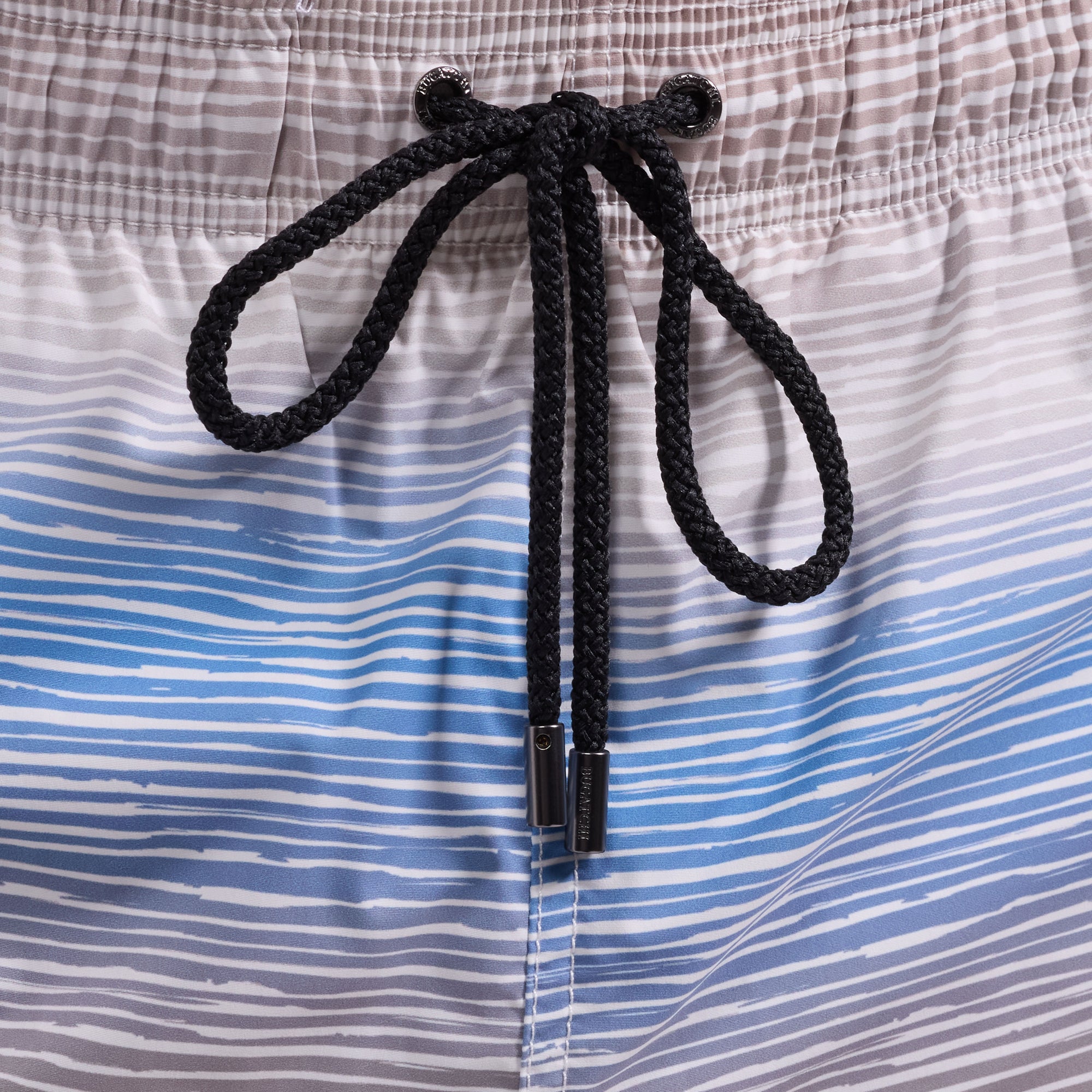 Cruz Shorter-Length Horizon Line Swim Trunks