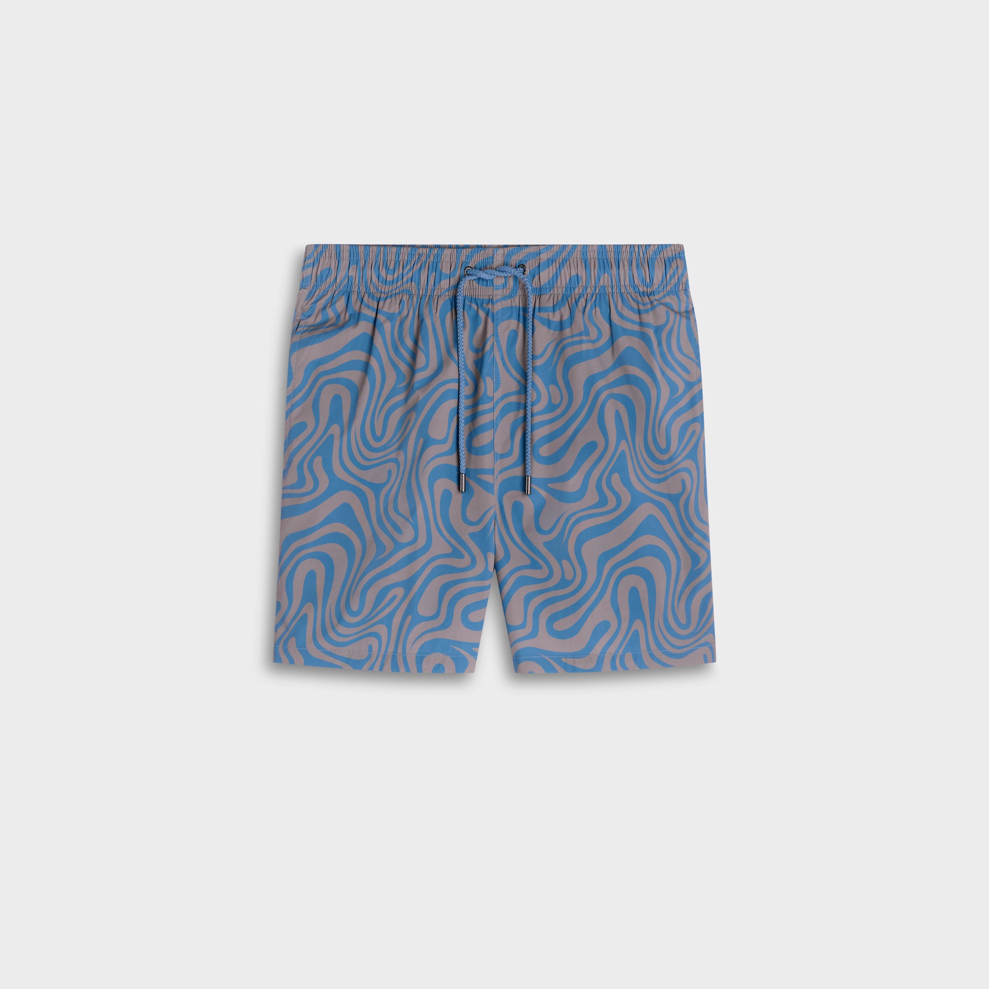Cruz Shorter-Length Contour Wave Swim Trunks