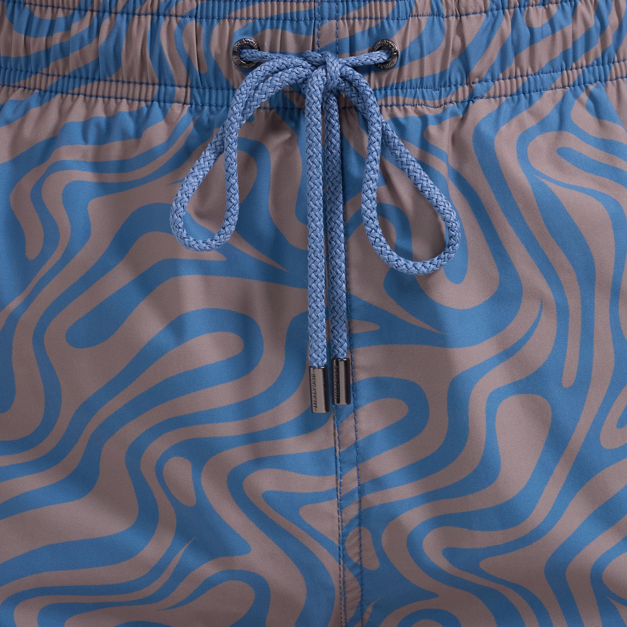 Cruz Shorter-Length Contour Wave Swim Trunks