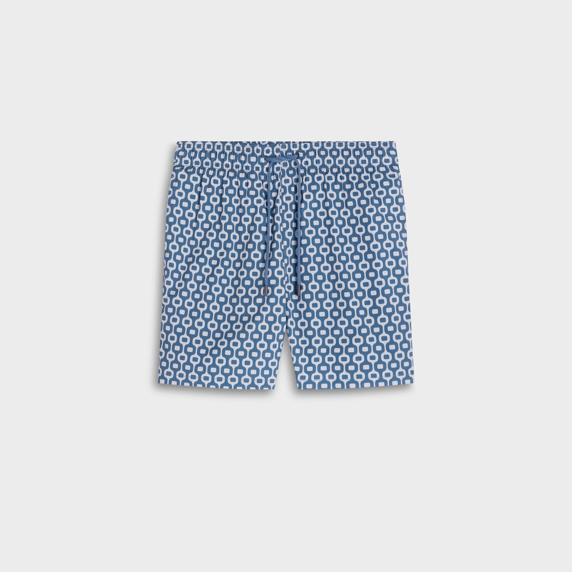Cruz Shorter-Length Retro Link Swim Trunks
