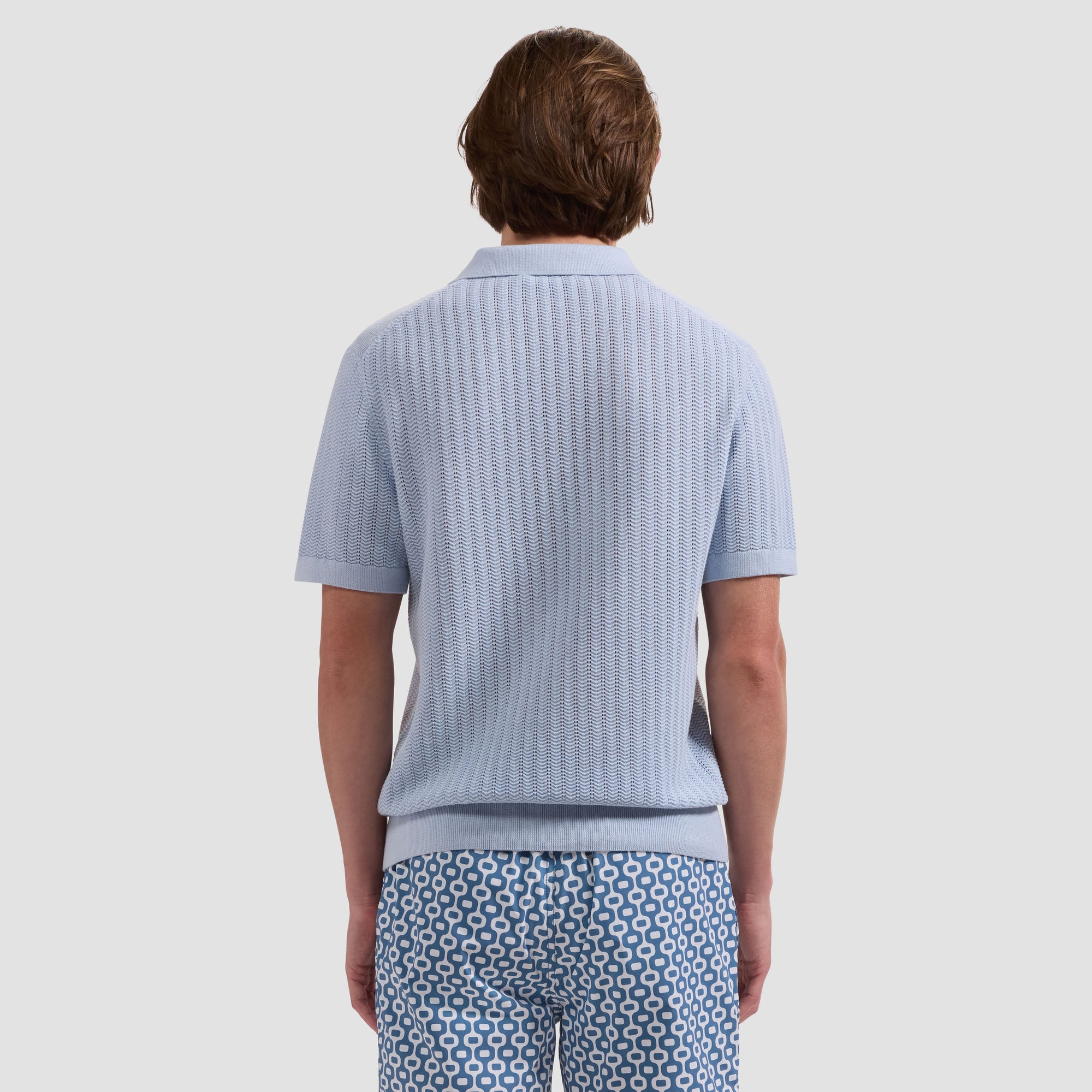 Cruz Shorter-Length Retro Link Swim Trunks