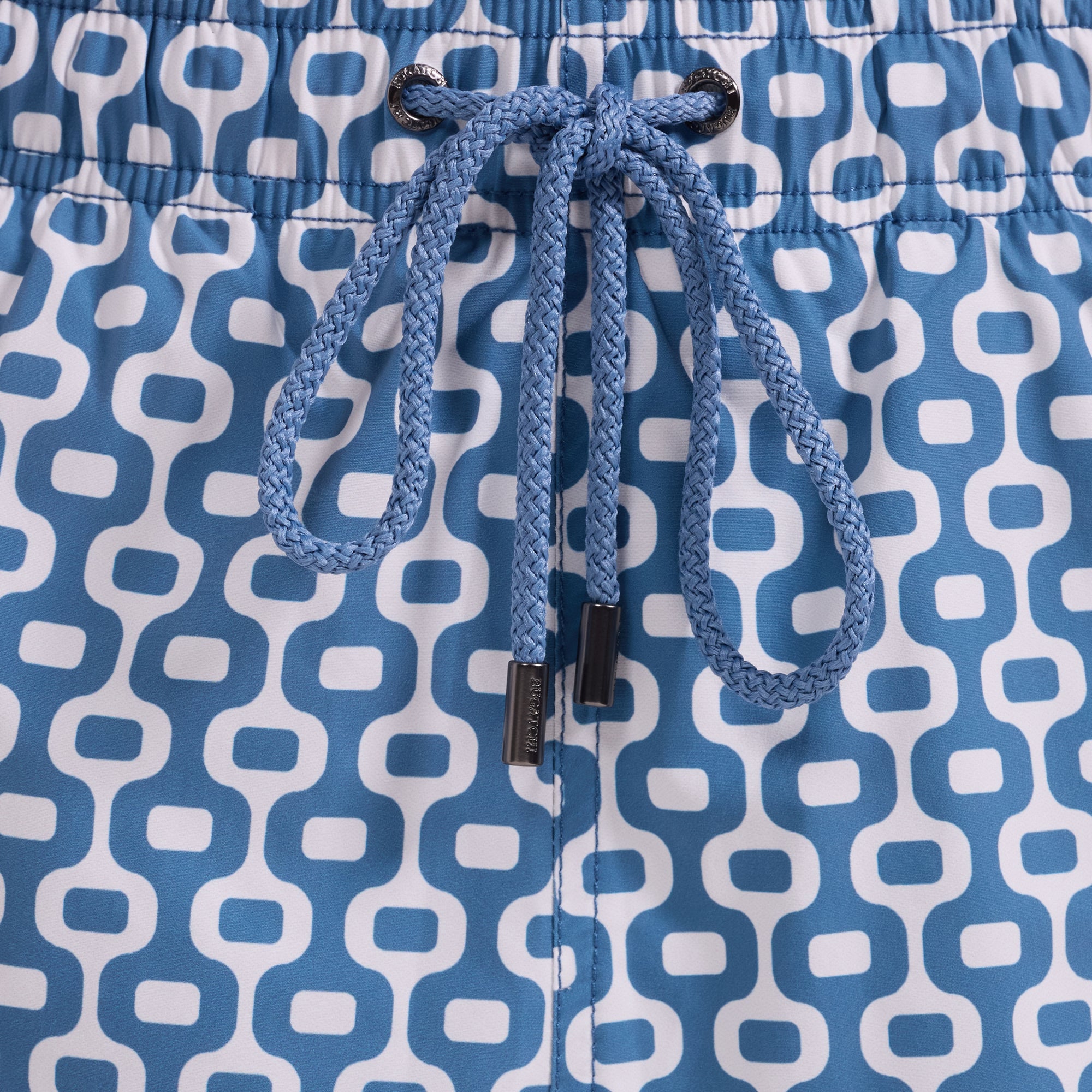 Cruz Shorter-Length Retro Link Swim Trunks