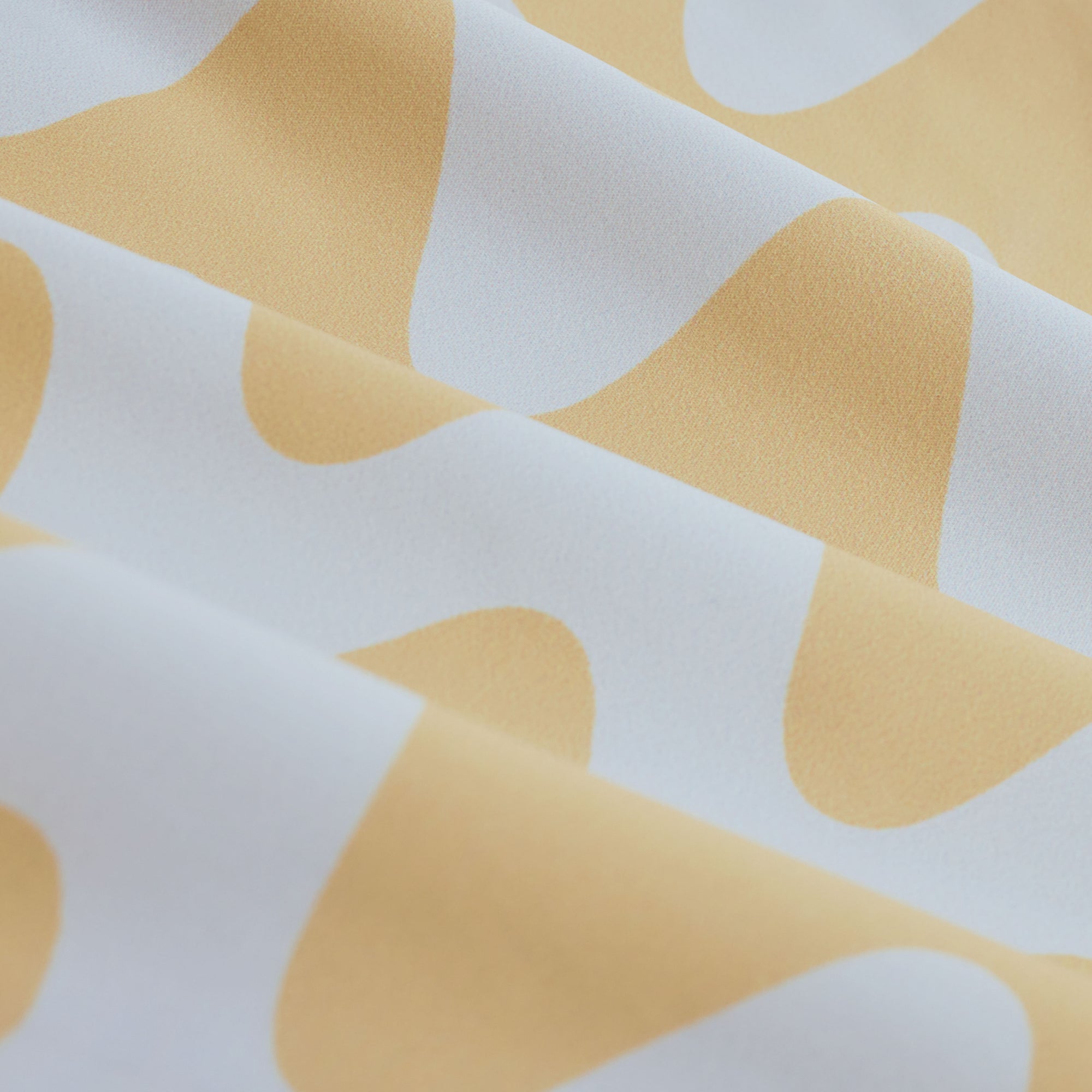 Cruz Shorter-Length Retro Wave Swim Trunks