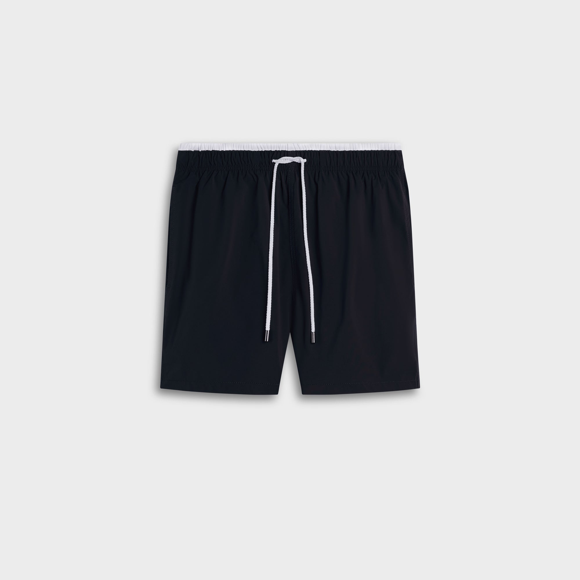 Quinn Mid-Length Solid Swim Trunks