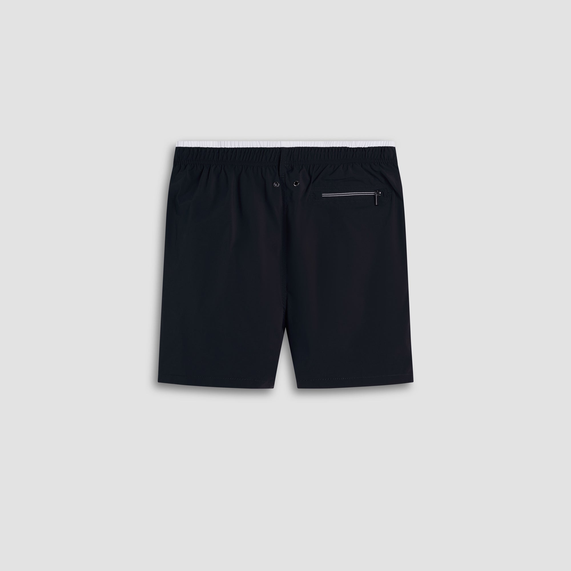 Quinn Mid-Length Solid Swim Trunks