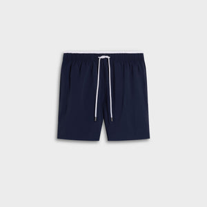 Quinn Mid-Length Solid Swim Trunks
