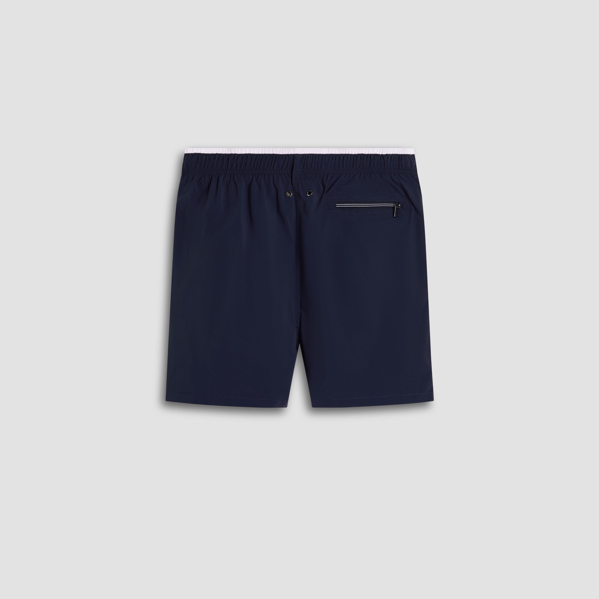 Quinn Mid-Length Solid Swim Trunks