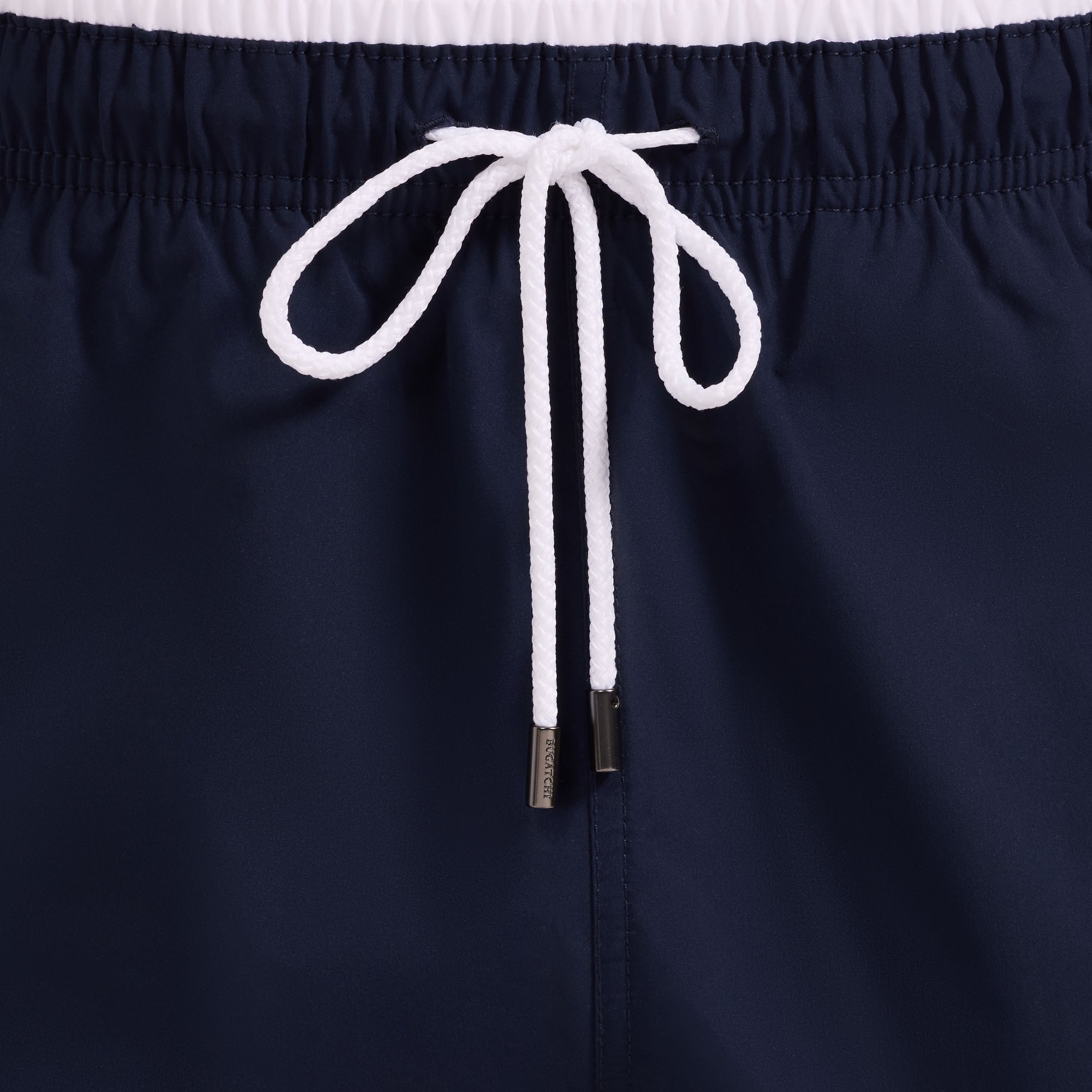 Quinn Mid-Length Solid Swim Trunks