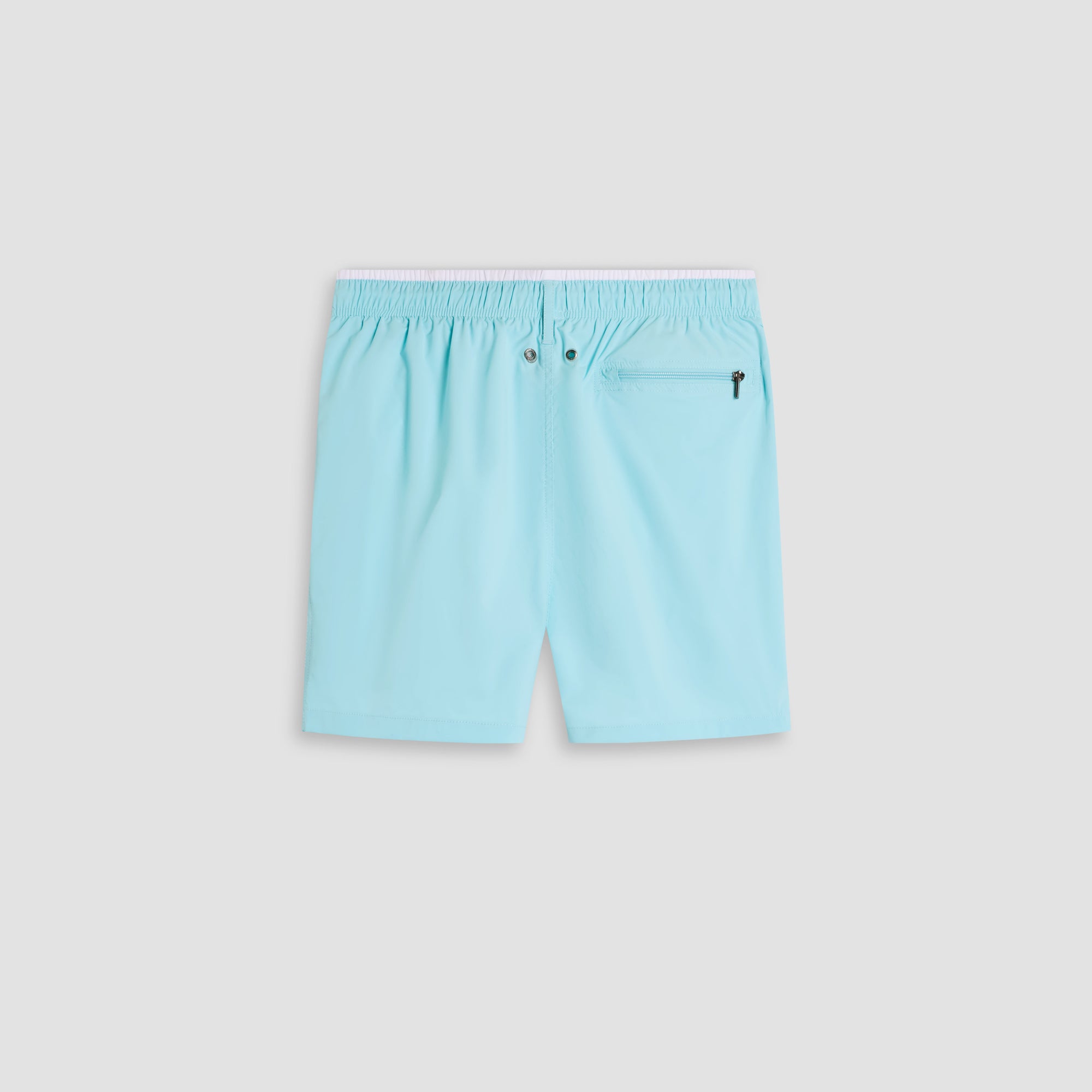 Quinn Mid-Length Solid Swim Trunks