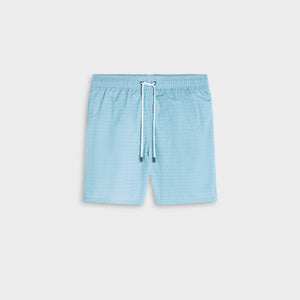 Kai Mid-Length Palm Tree Swim Trunks