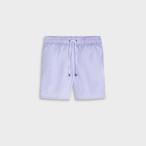 Kai Mid-Length Palm Tree Swim Trunks