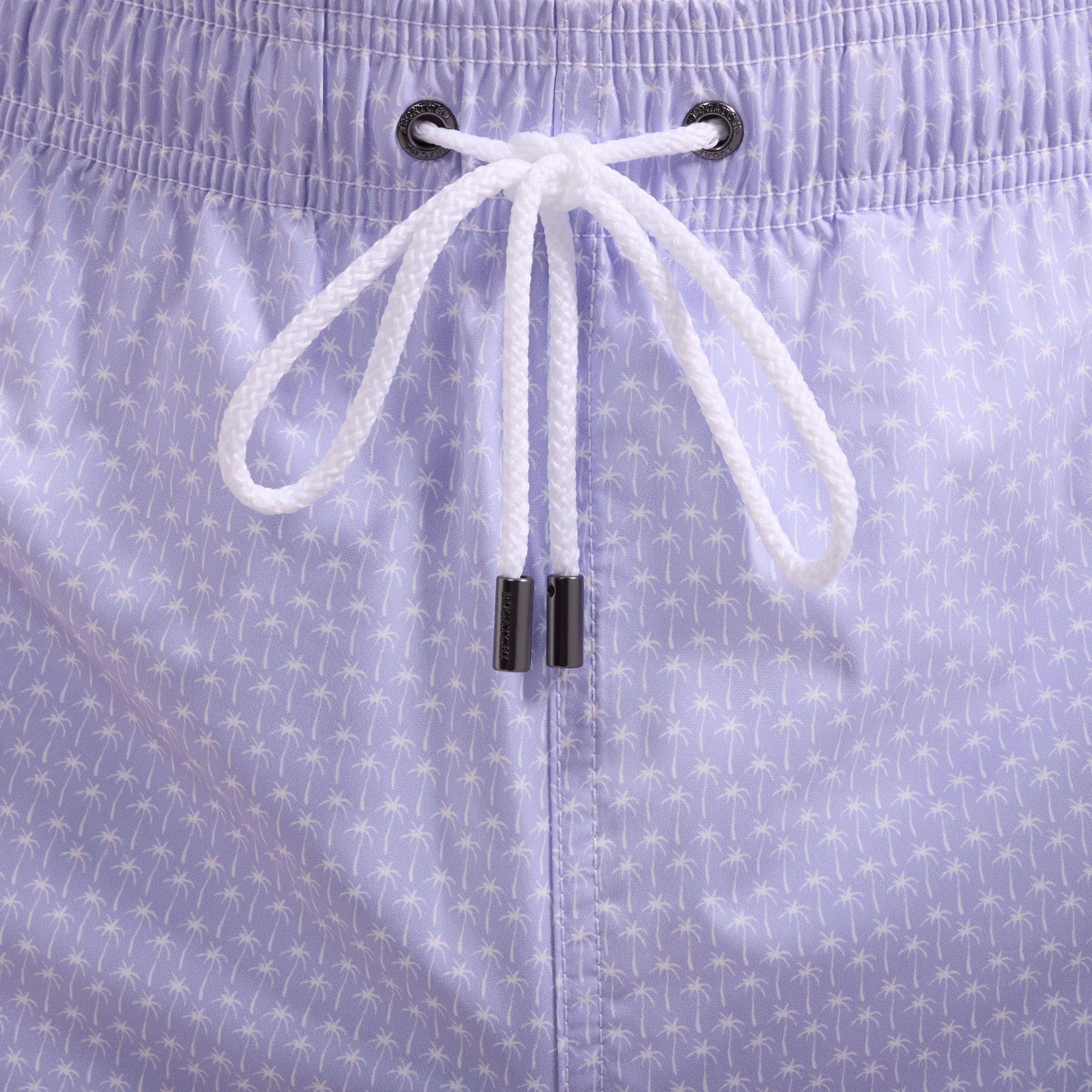 Kai Mid-Length Palm Tree Swim Trunks