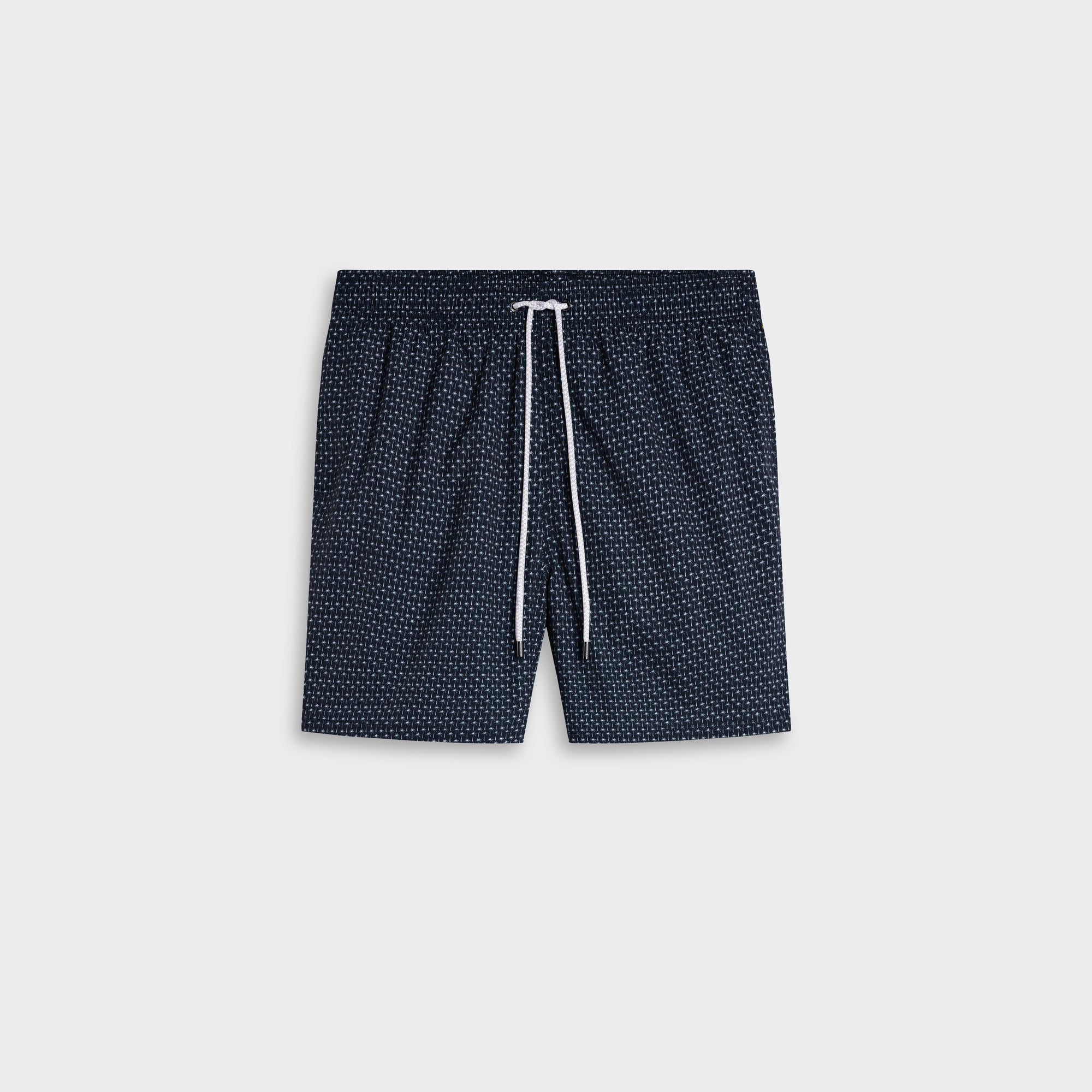 Kai Mid-Length Palm Tree Swim Trunks