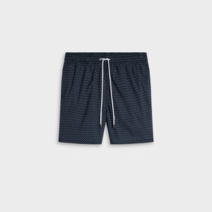 Kai Mid-Length Palm Tree Swim Trunks