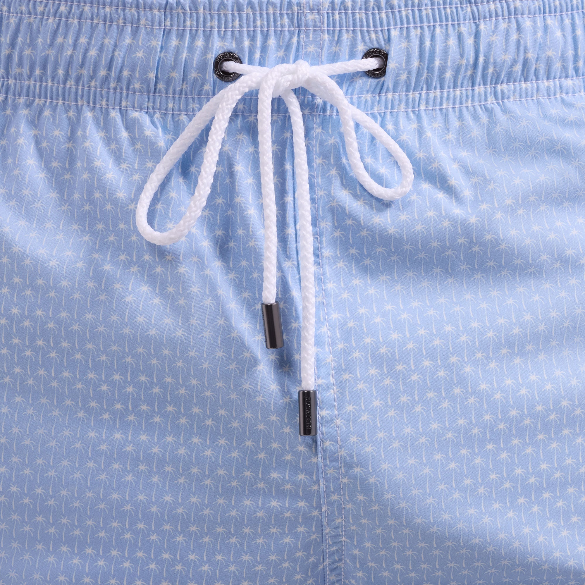 Kai Mid-Length Palm Tree Swim Trunks