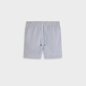 Kai Mid-Length Palm Tree Swim Trunks