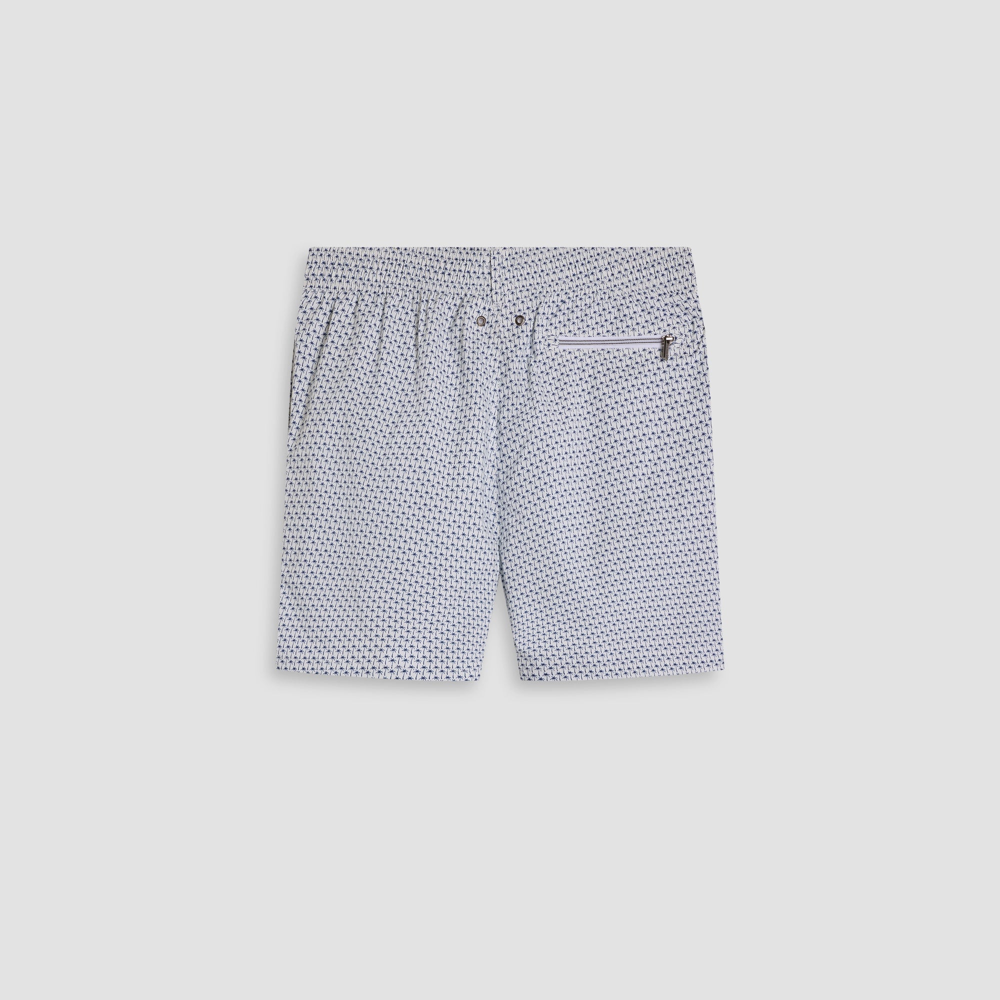 Kai Mid-Length Palm Tree Swim Trunks