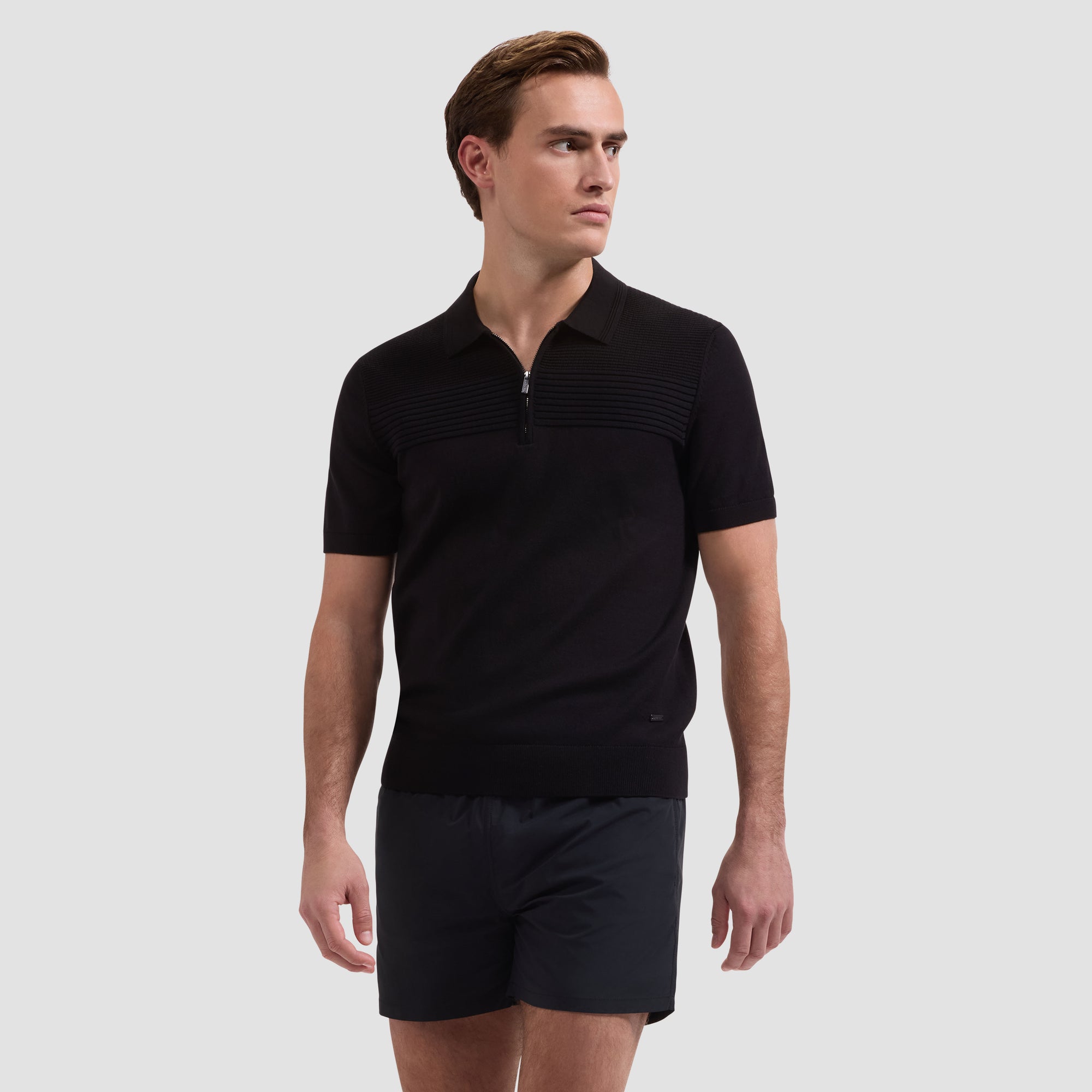 Cruz Shorter-Length Solid Swim Trunks