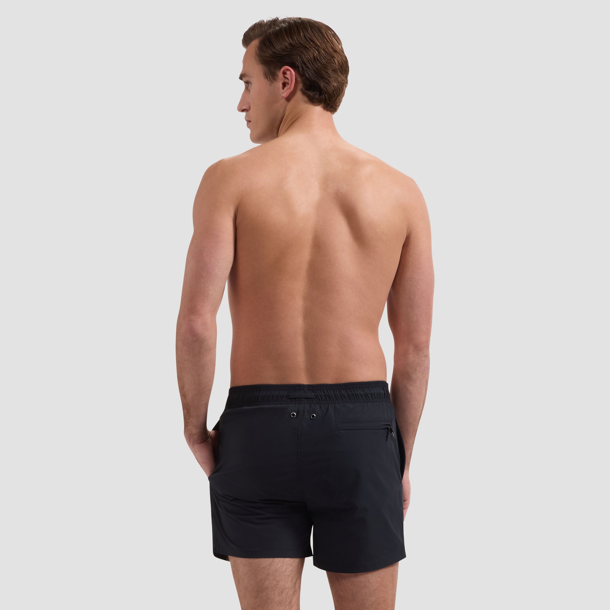 Cruz Shorter-Length Solid Swim Trunks