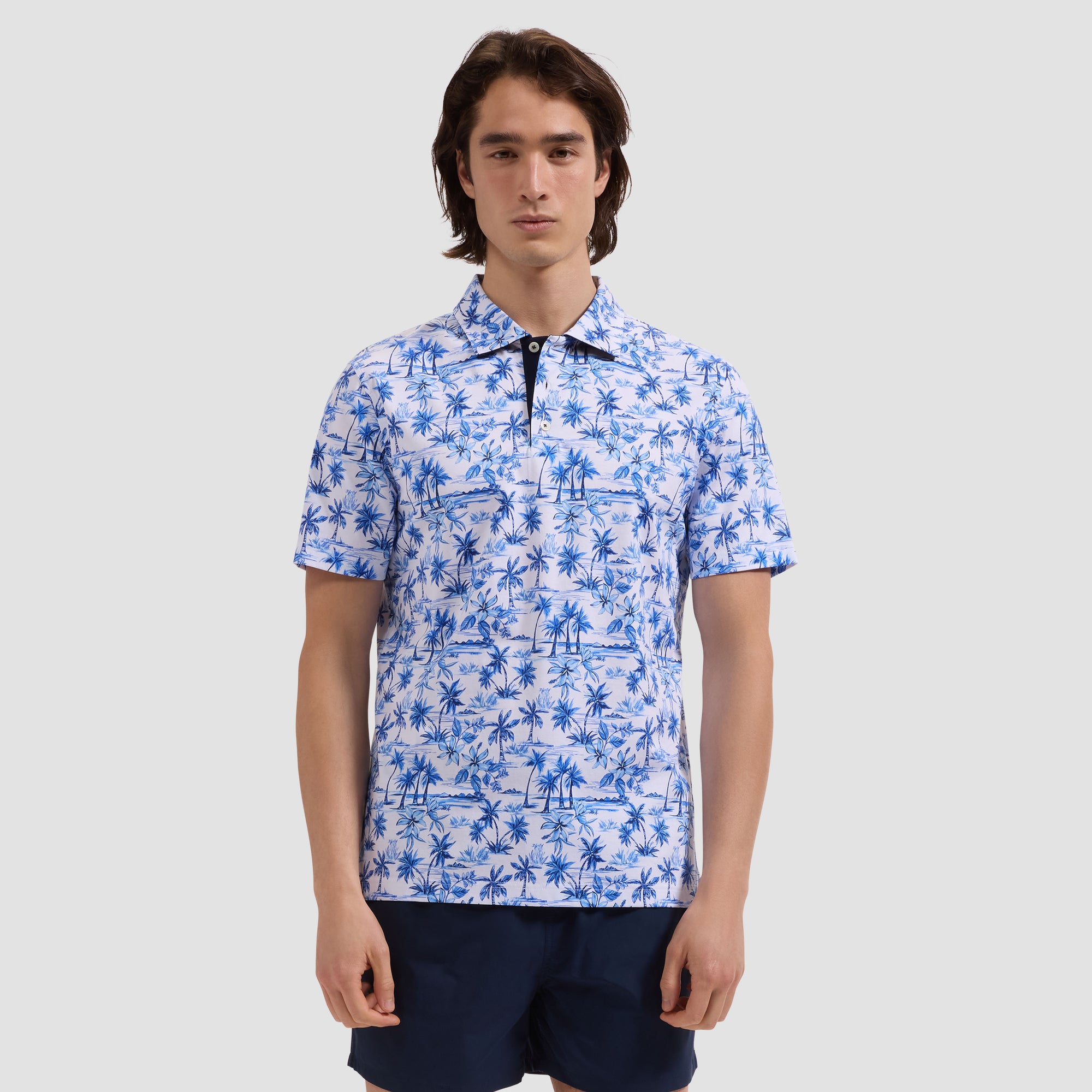 Cruz Shorter-Length Solid Swim Trunks