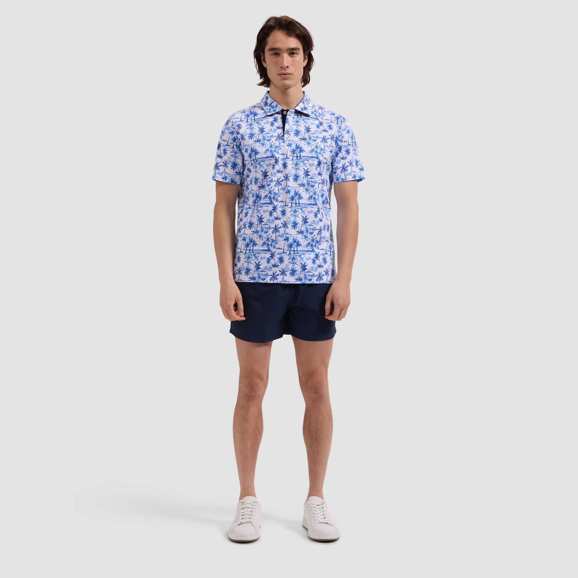 Cruz Shorter-Length Solid Swim Trunks