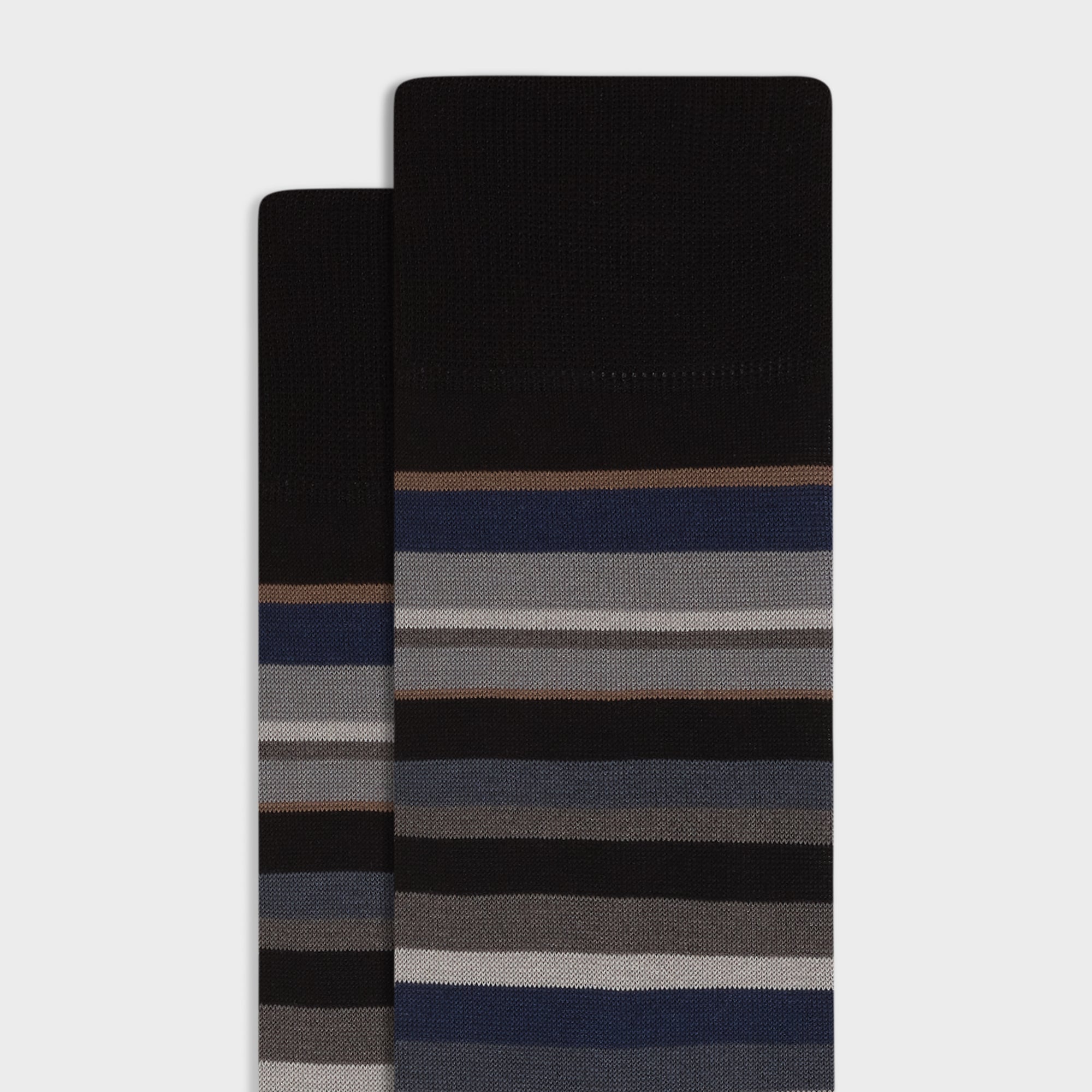 Striped Mid-Calf Socks
